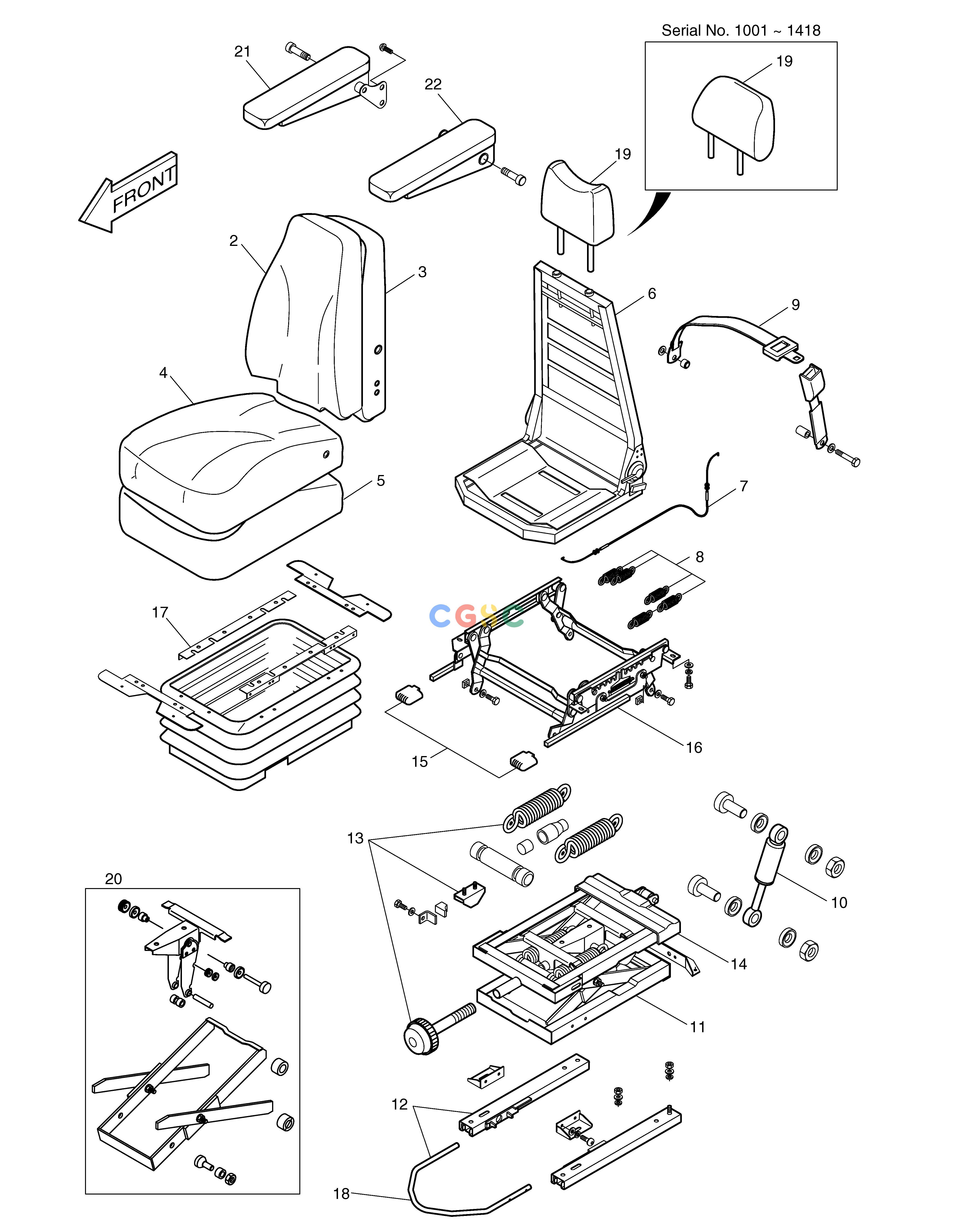 斗山零件查询SEAT SOLAR 500LC-V Doosan parts catalog online