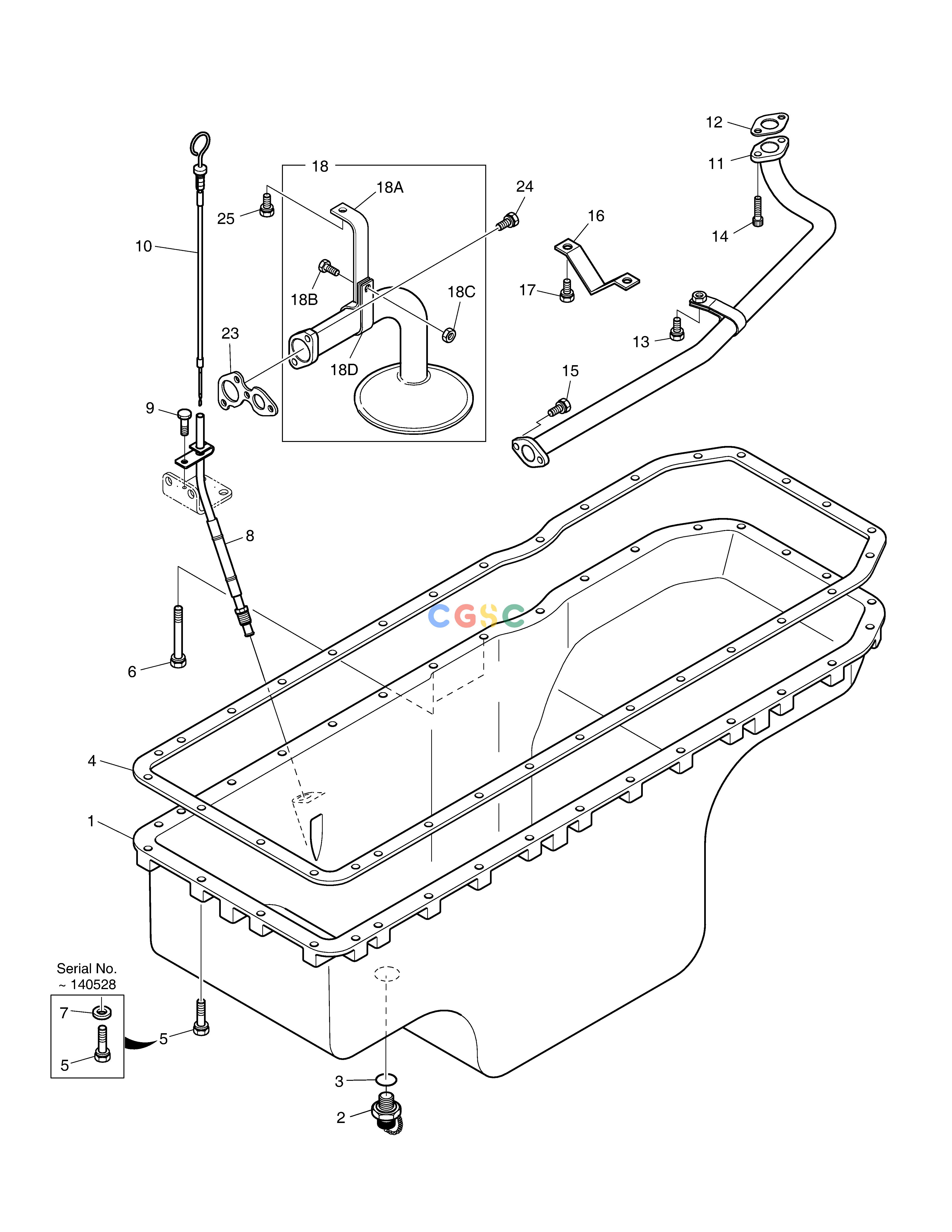 斗山零件查询OIL PAN SOLAR 500LC-V Doosan parts catalog online