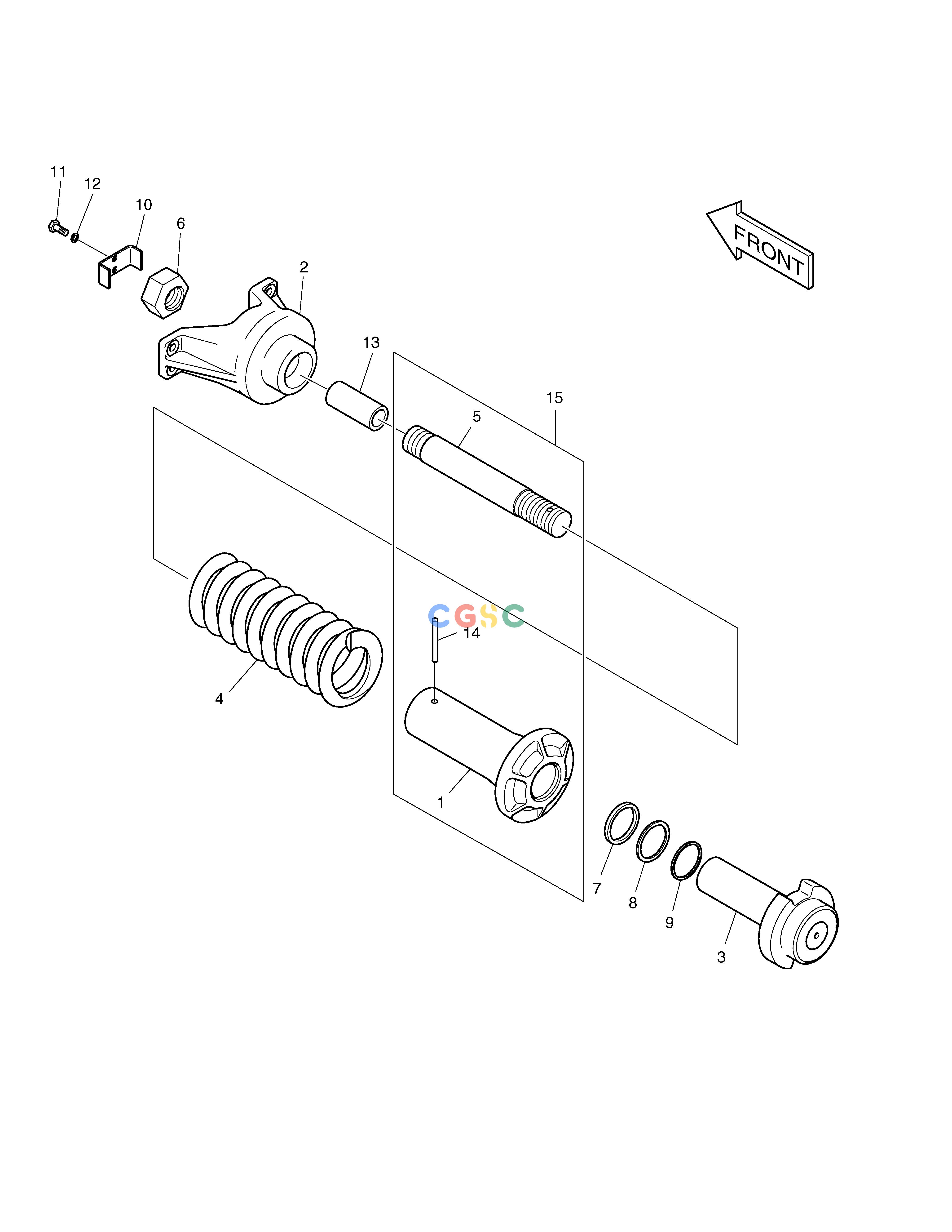 斗山零件查询TRACK SPRING SOLAR 500LC-V Doosan parts catalog online