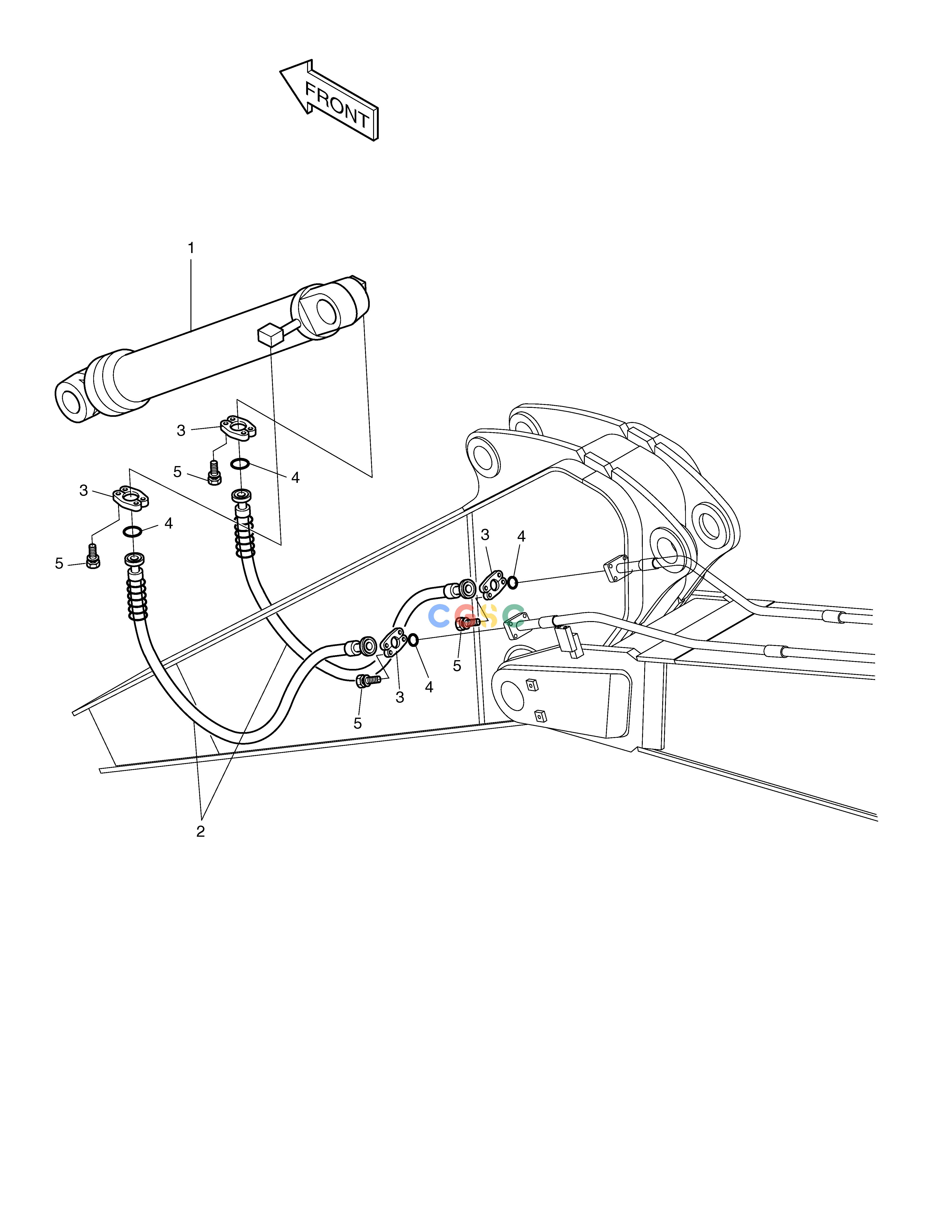 斗山零件查询ARM PIPING-2.9m SOLAR 500LC-V Doosan parts catalog online