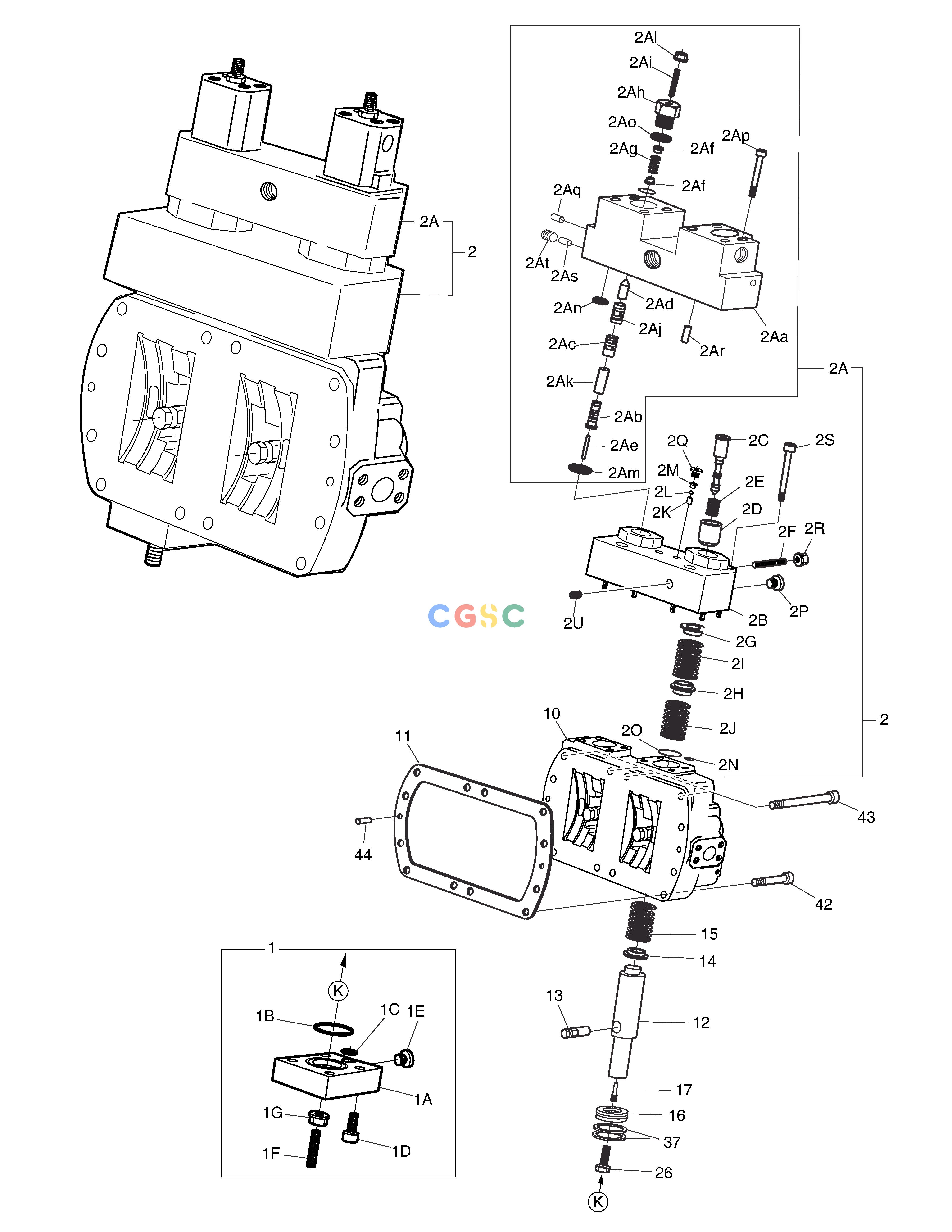 斗山零件查询MAIN PUMP-CONTROL SOLAR 500LC-V Doosan parts catalog online