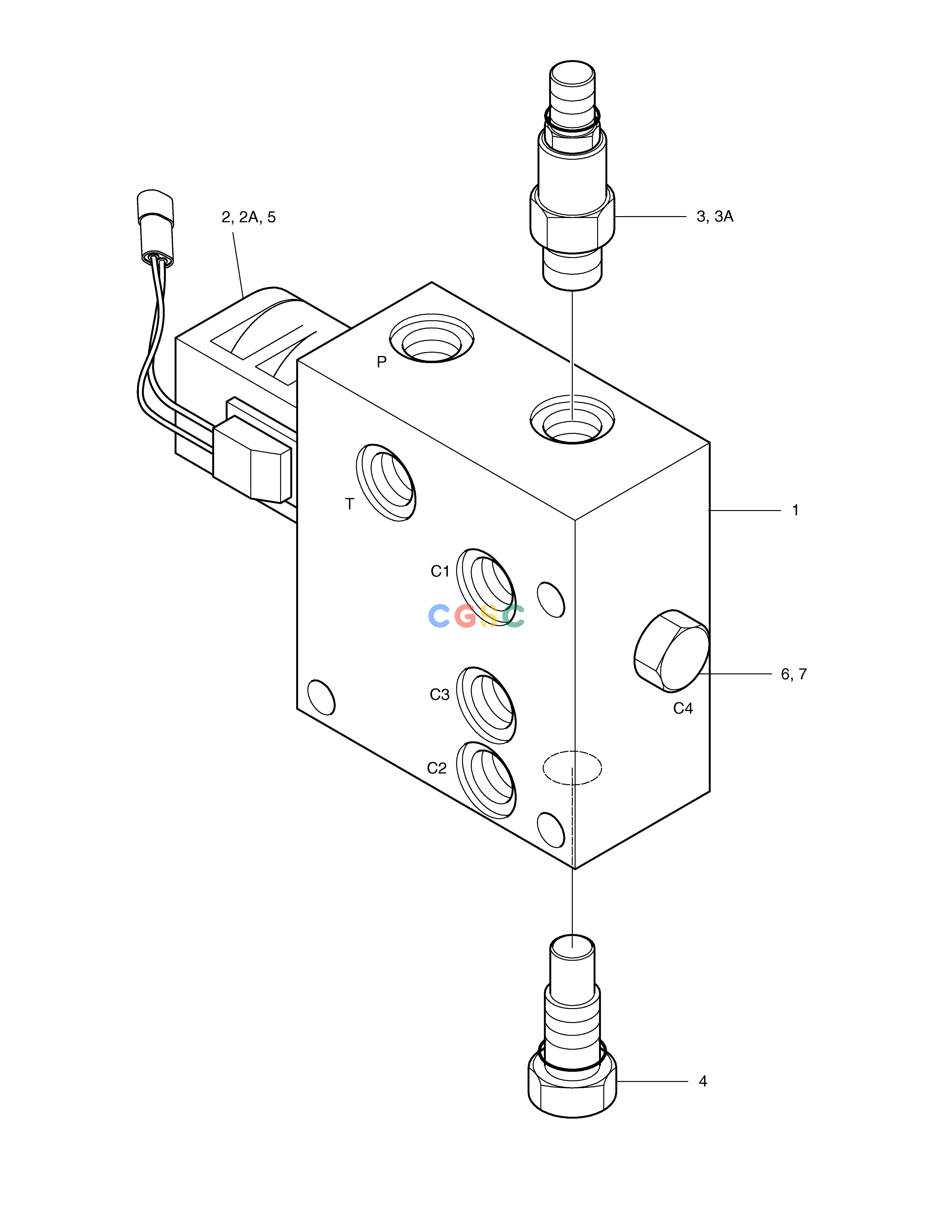 斗山零件查询BREAKER VALVE SOLAR 500LC-V Doosan parts catalog online