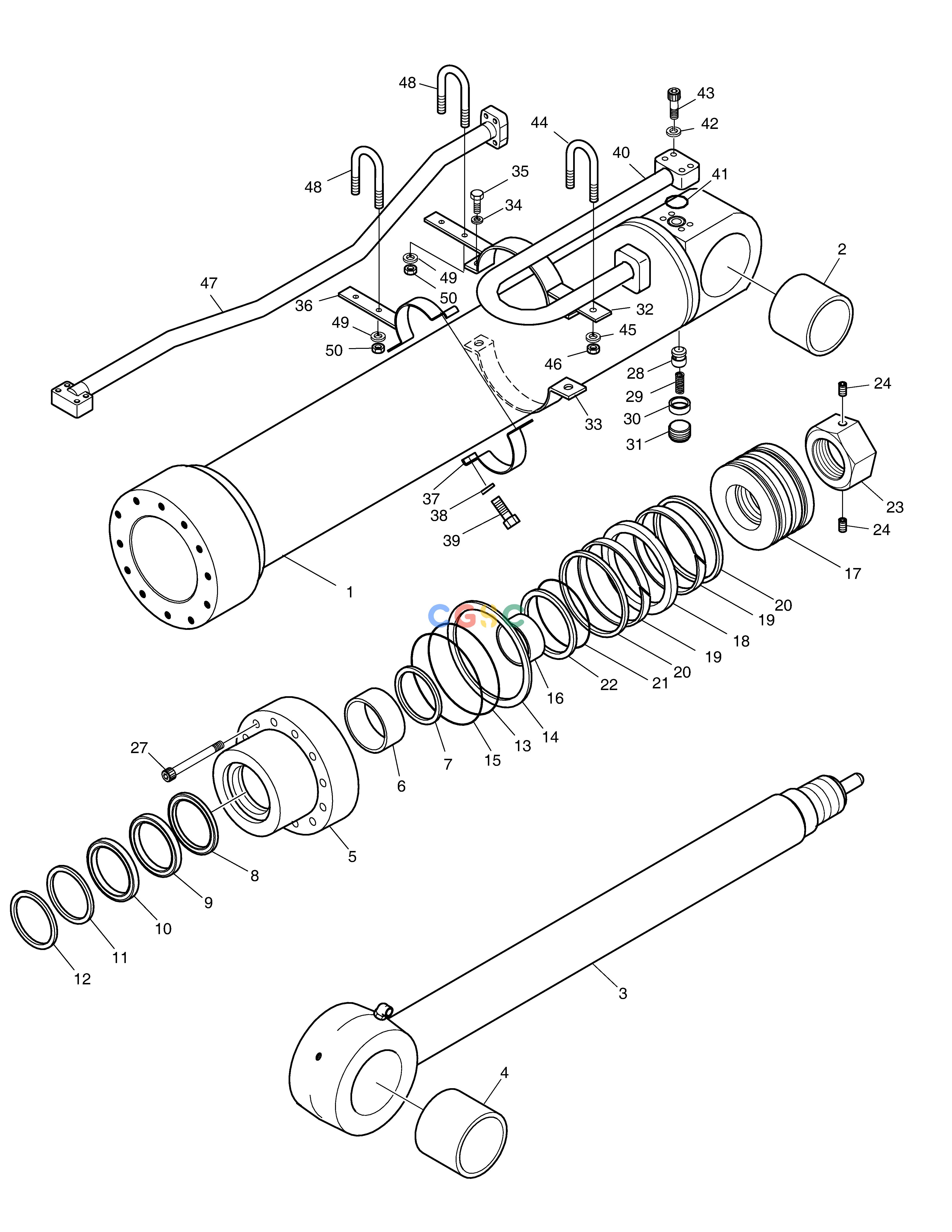 斗山零件查询ARM CYLINDER - LOCK VALVE(HEAVY DUTY ) SOLAR 500LC-V Doosan parts catalog online