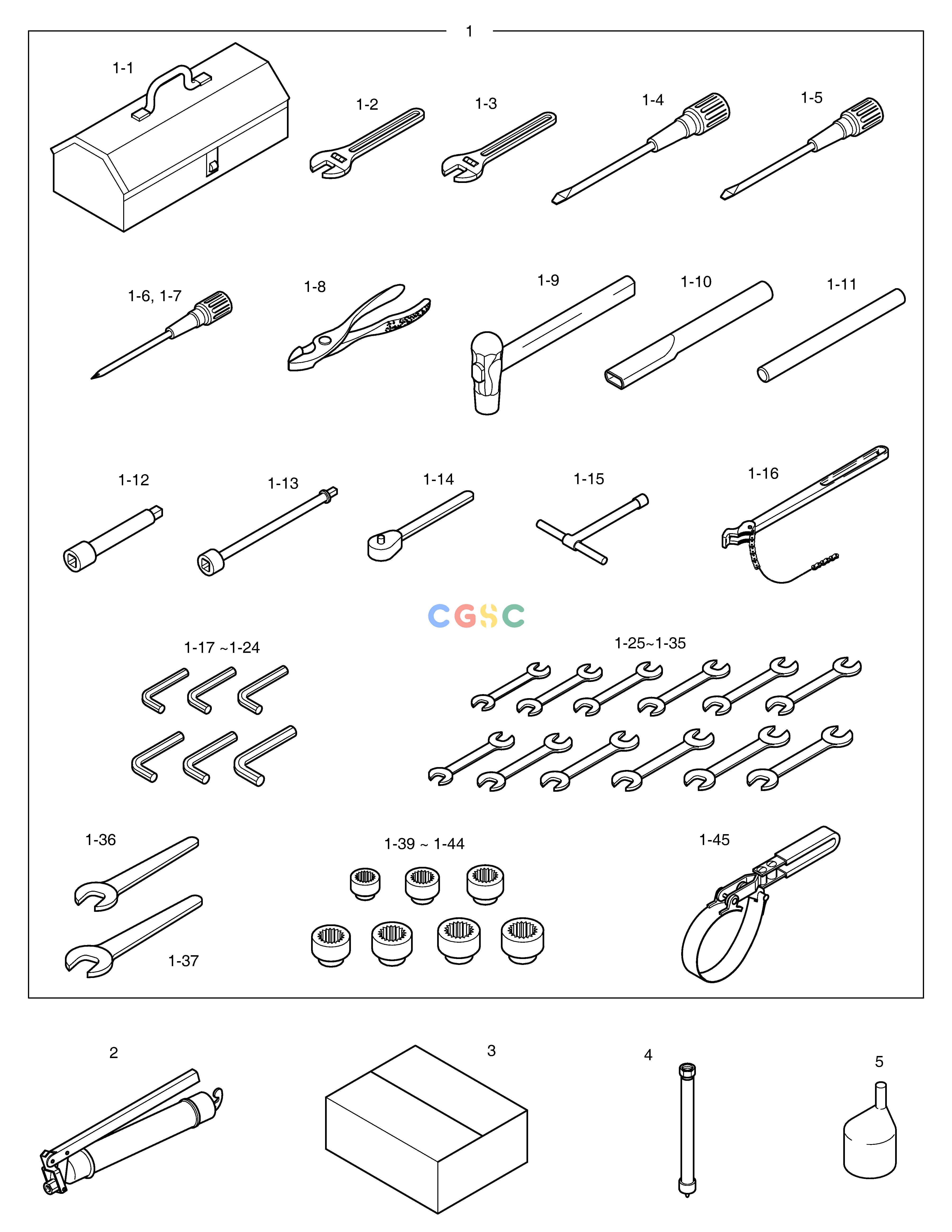 斗山零件查询TOOLS SOLAR 500LC-V Doosan parts catalog online