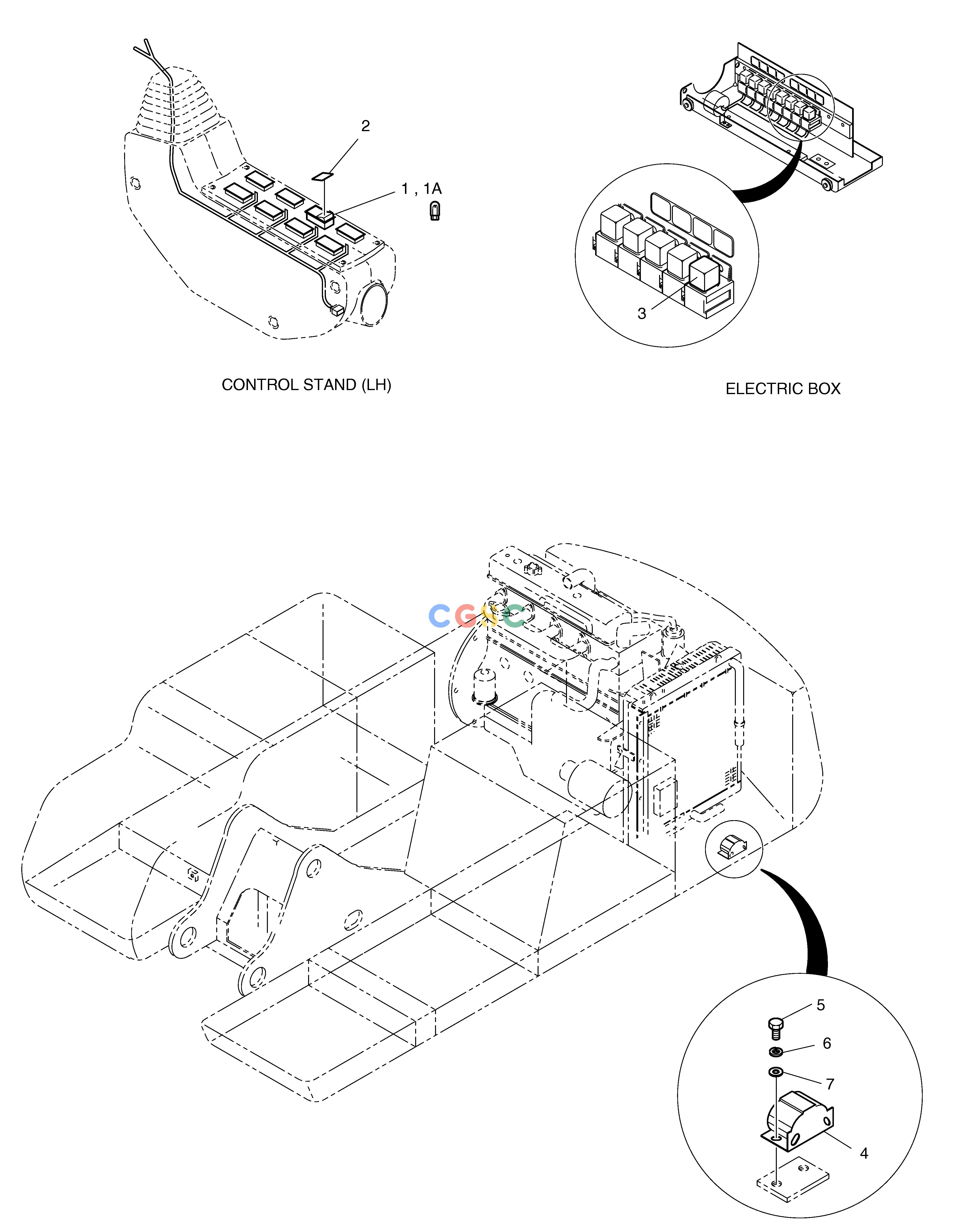 斗山零件查询TRAVEL ALARM ASS'Y SOLAR 500LC-V Doosan parts catalog online