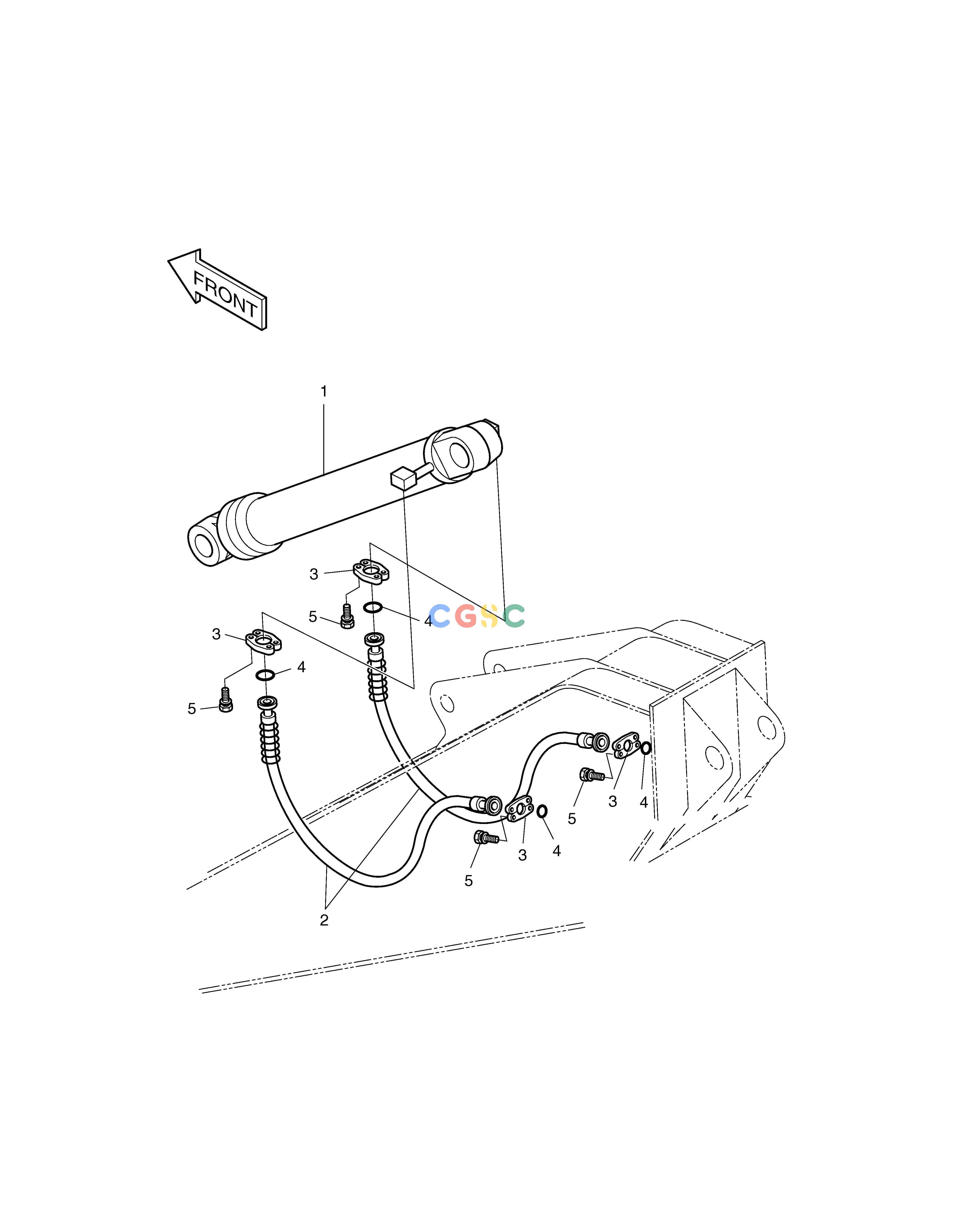 斗山零件查询ARM PIPING-3.35m SOLAR 500LC-V Doosan parts catalog online