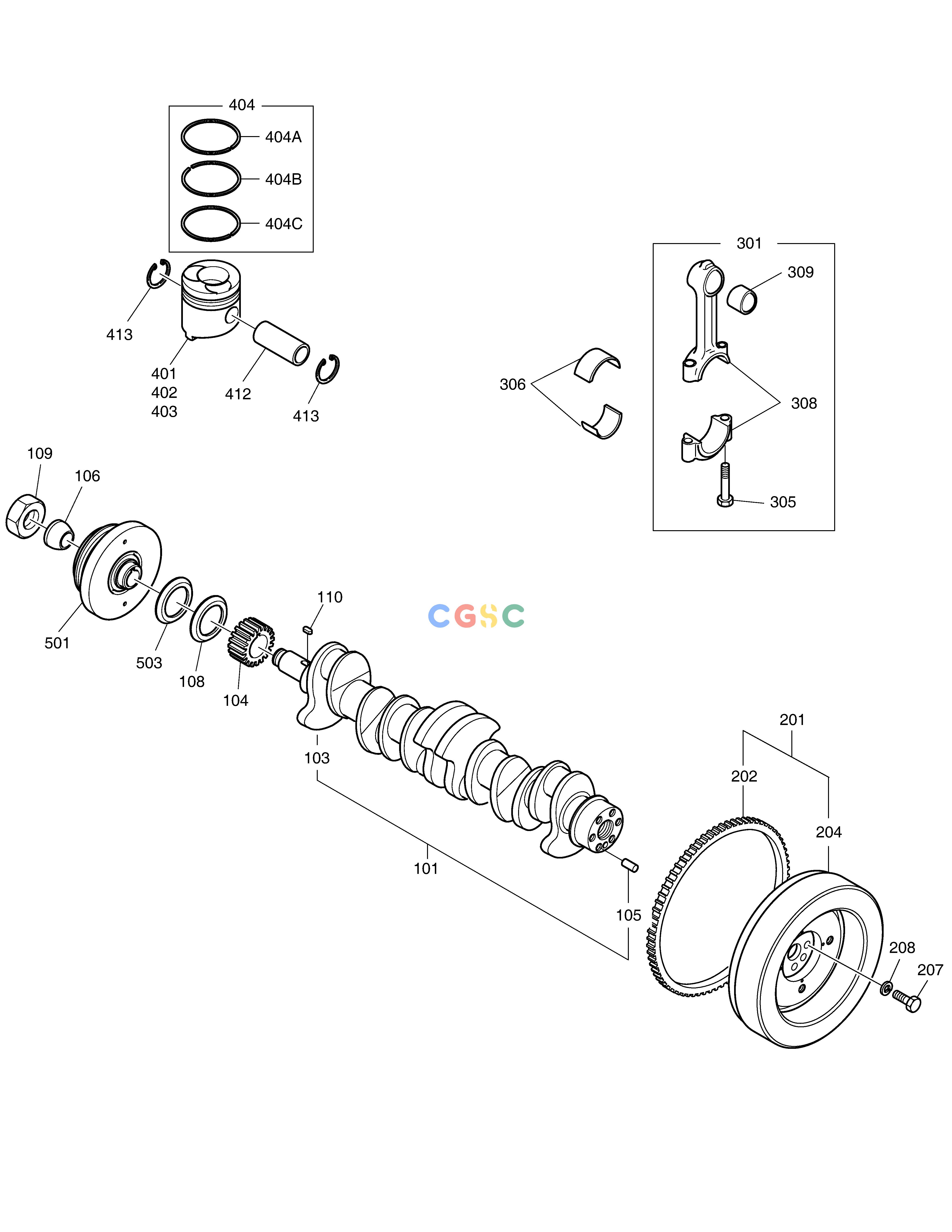 斗山零件查询CRANK SHAFT SOLAR 160W-V Doosan parts catalog online