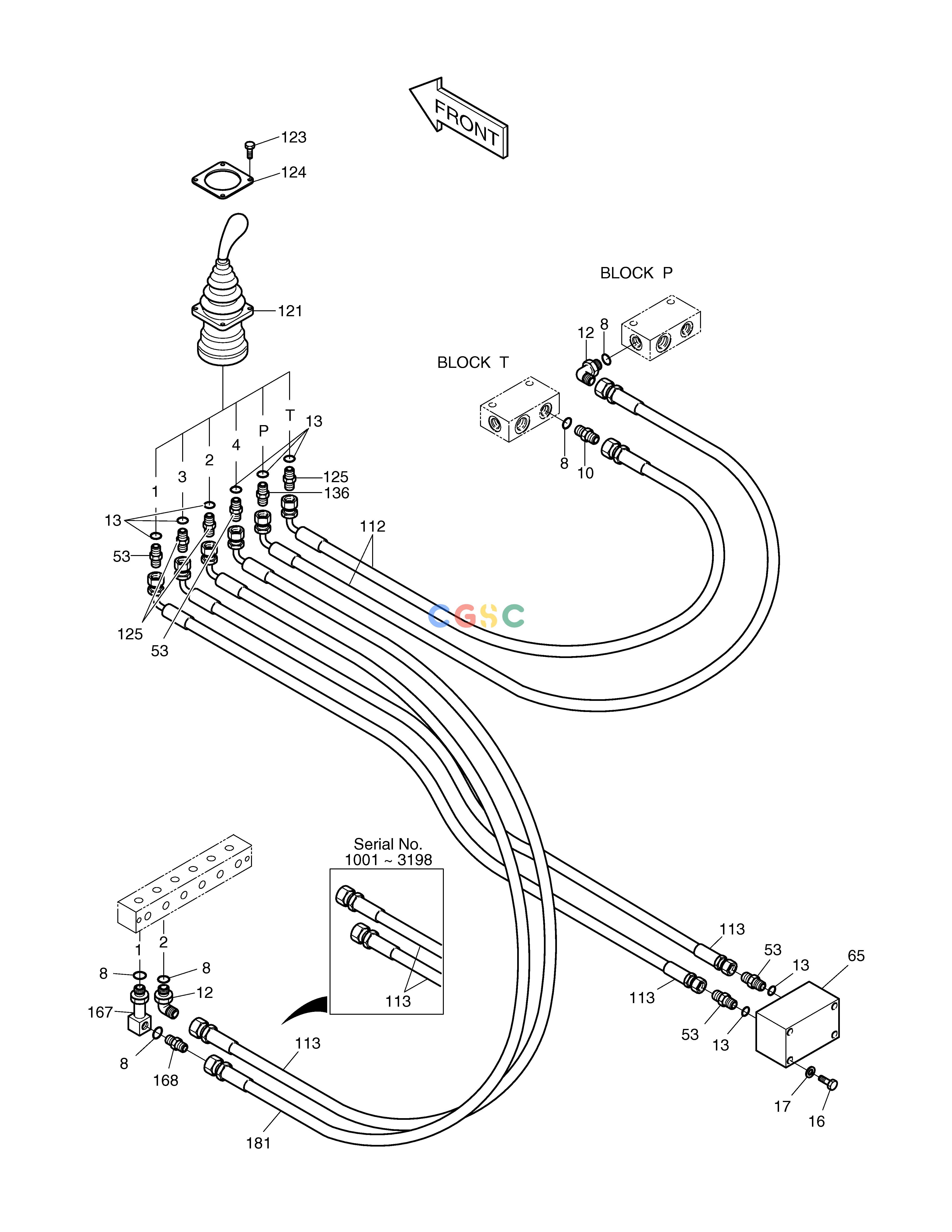 斗山零件查询PILOT PIPING(4) SOLAR 160W-V Doosan parts catalog online