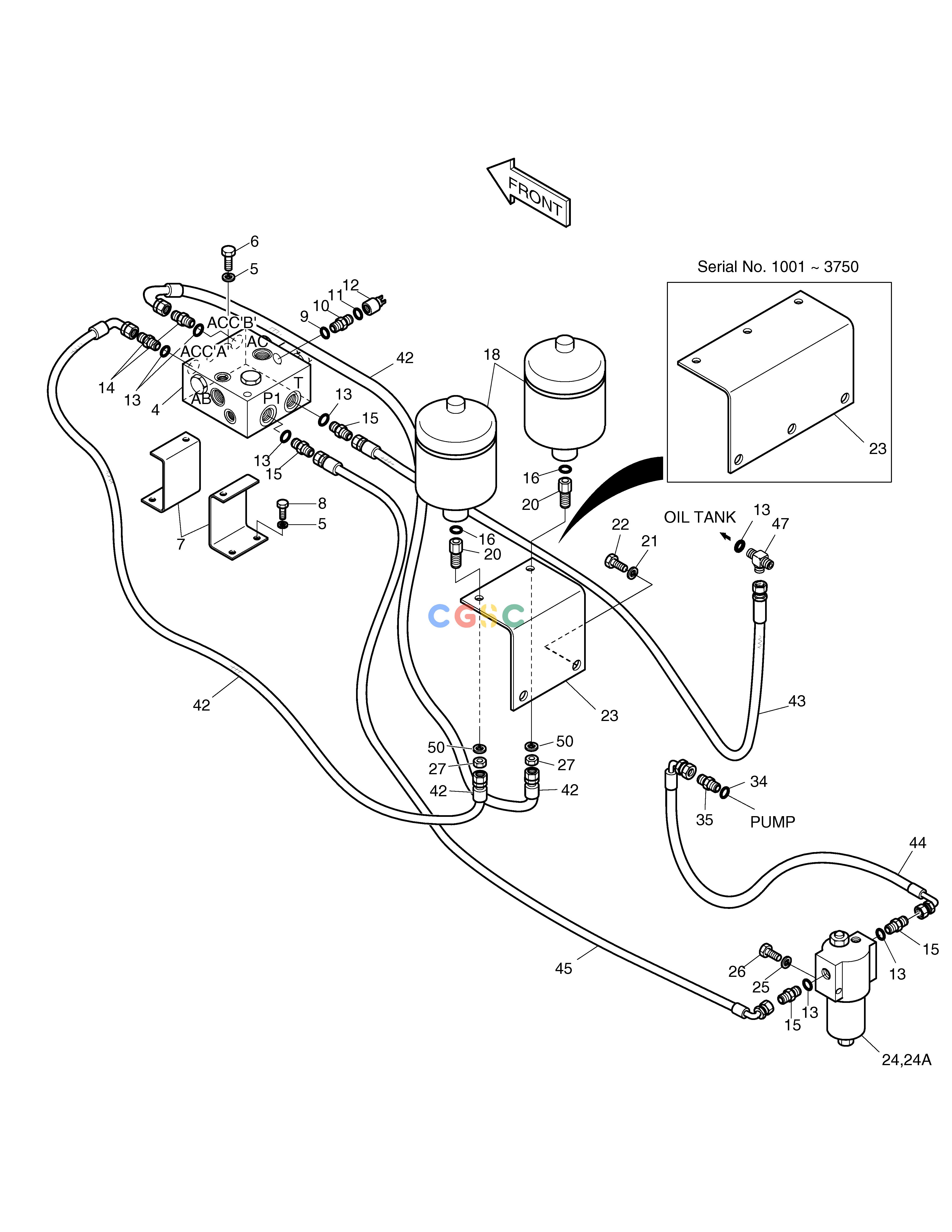 斗山零件查询BRAKE PIPING(2) SOLAR 160W-V Doosan parts catalog online