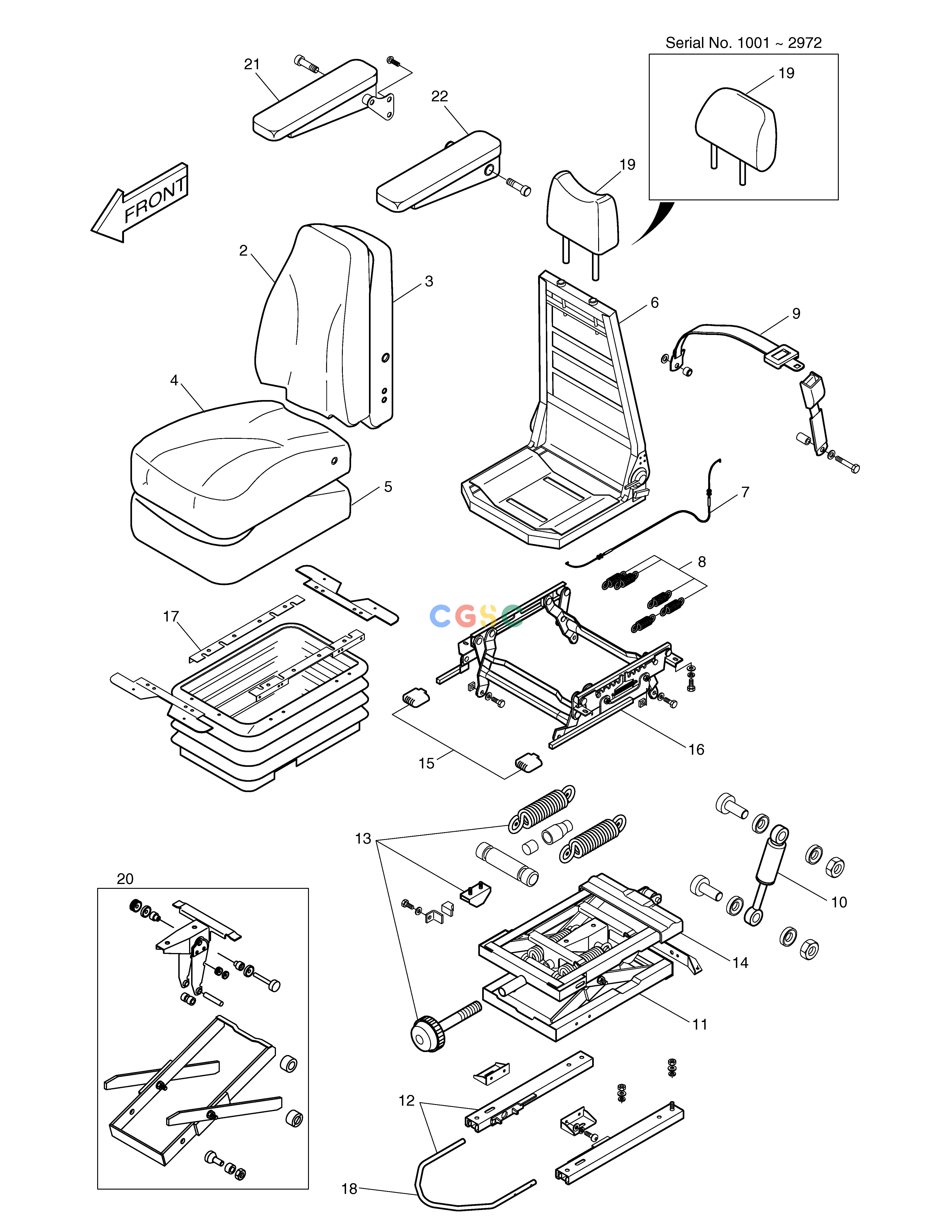 斗山零件查询SEAT-EUROPE & U.S.A SOLAR 160W-V Doosan parts catalog online