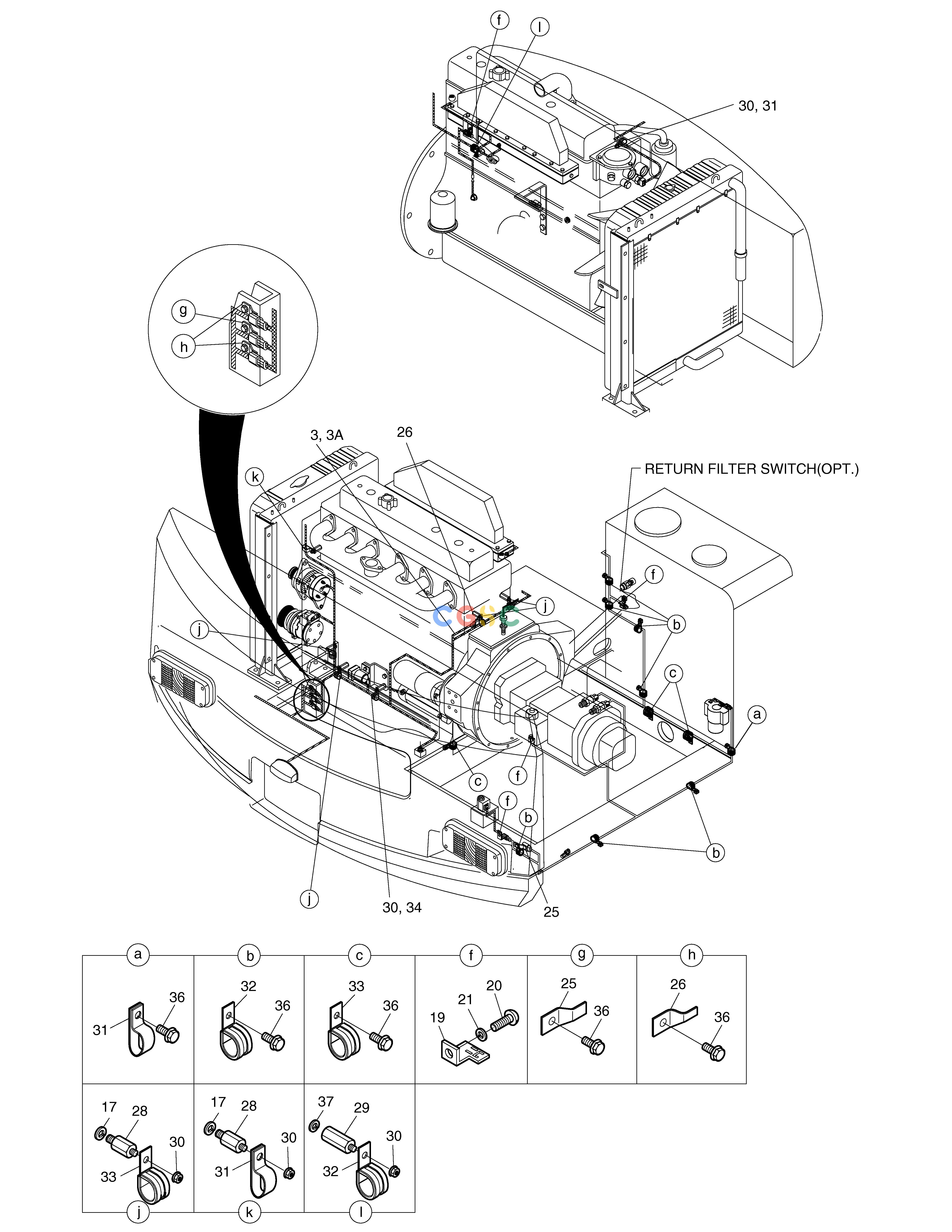 斗山零件查询ELECTRIC WIRING(2)-ENGINE SOLAR 160W-V Doosan parts catalog online