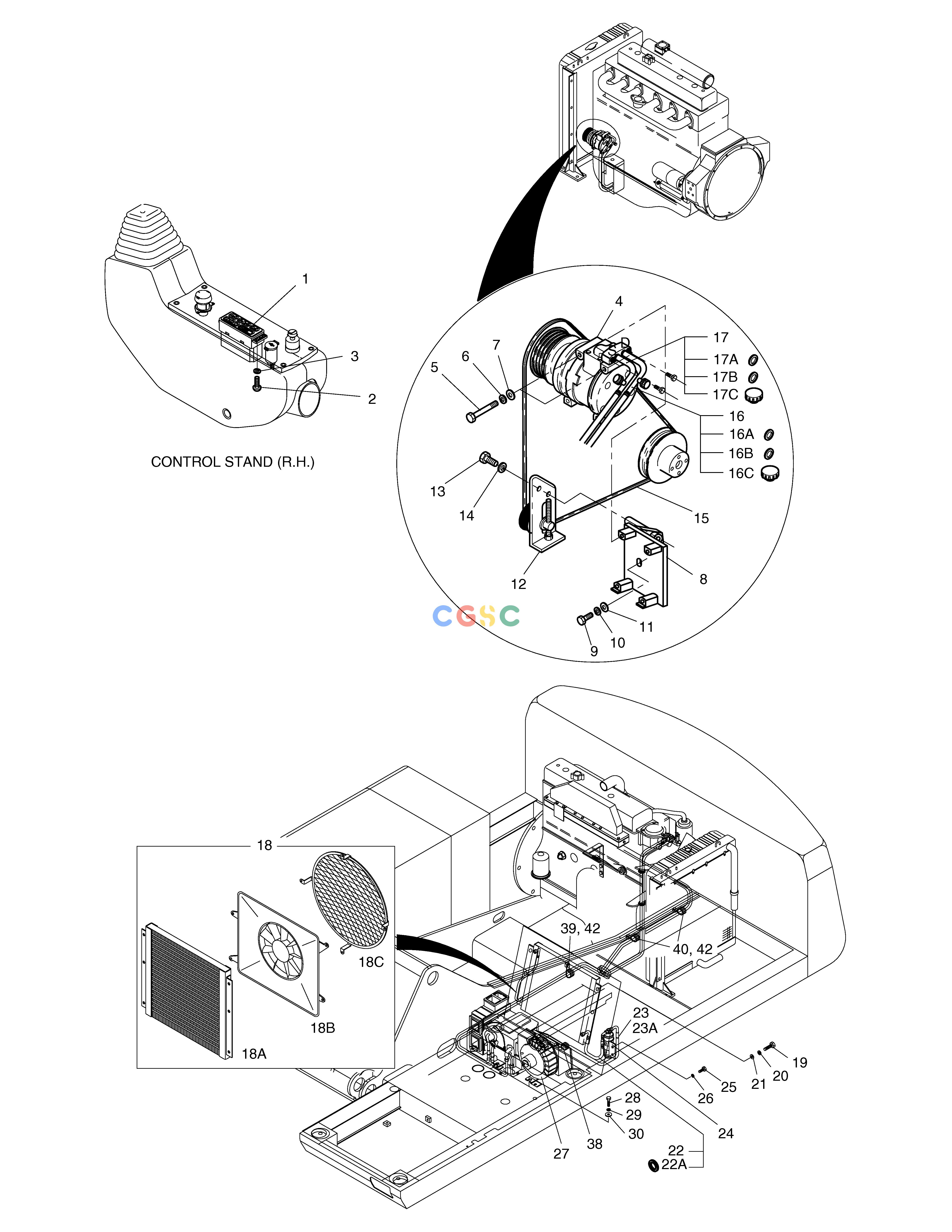 斗山零件查询AIRCONDITIONER(1) SOLAR 160W-V Doosan parts catalog online