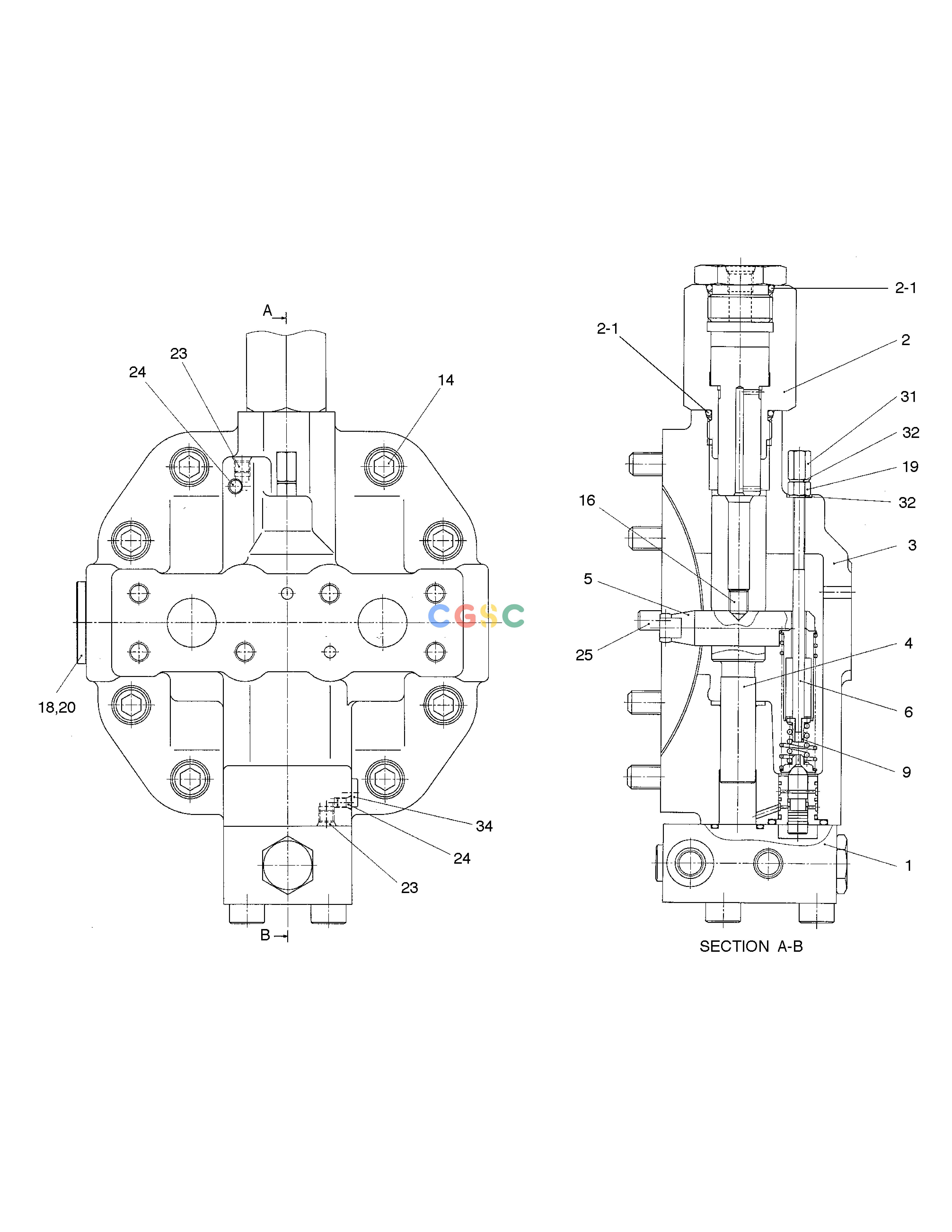 斗山零件查询REGULATOR-TRAVEL MOTOR SOLAR 160W-V Doosan parts catalog online