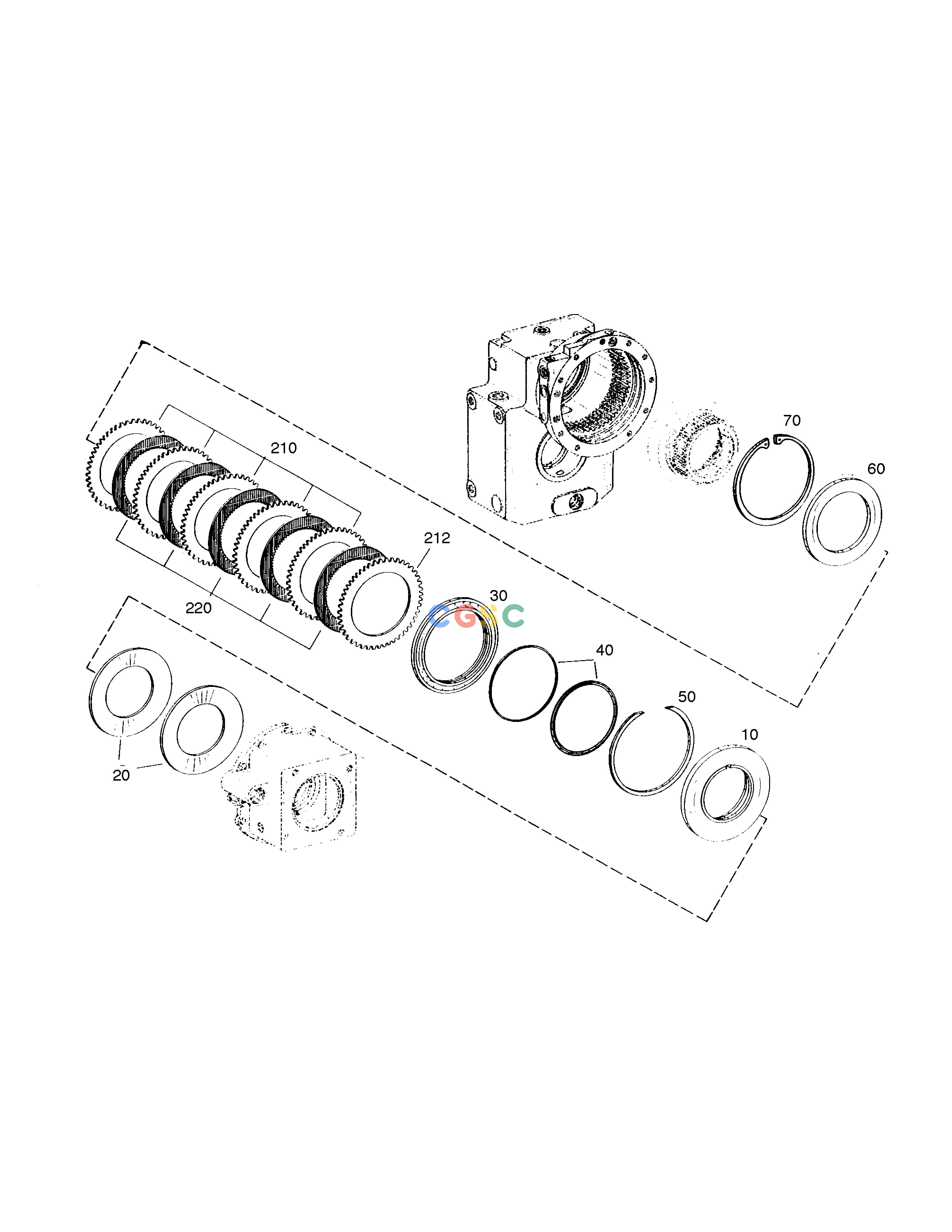 斗山零件查询M-DISC BRAKE-TRANSMISSION SOLAR 160W-V Doosan parts catalog online