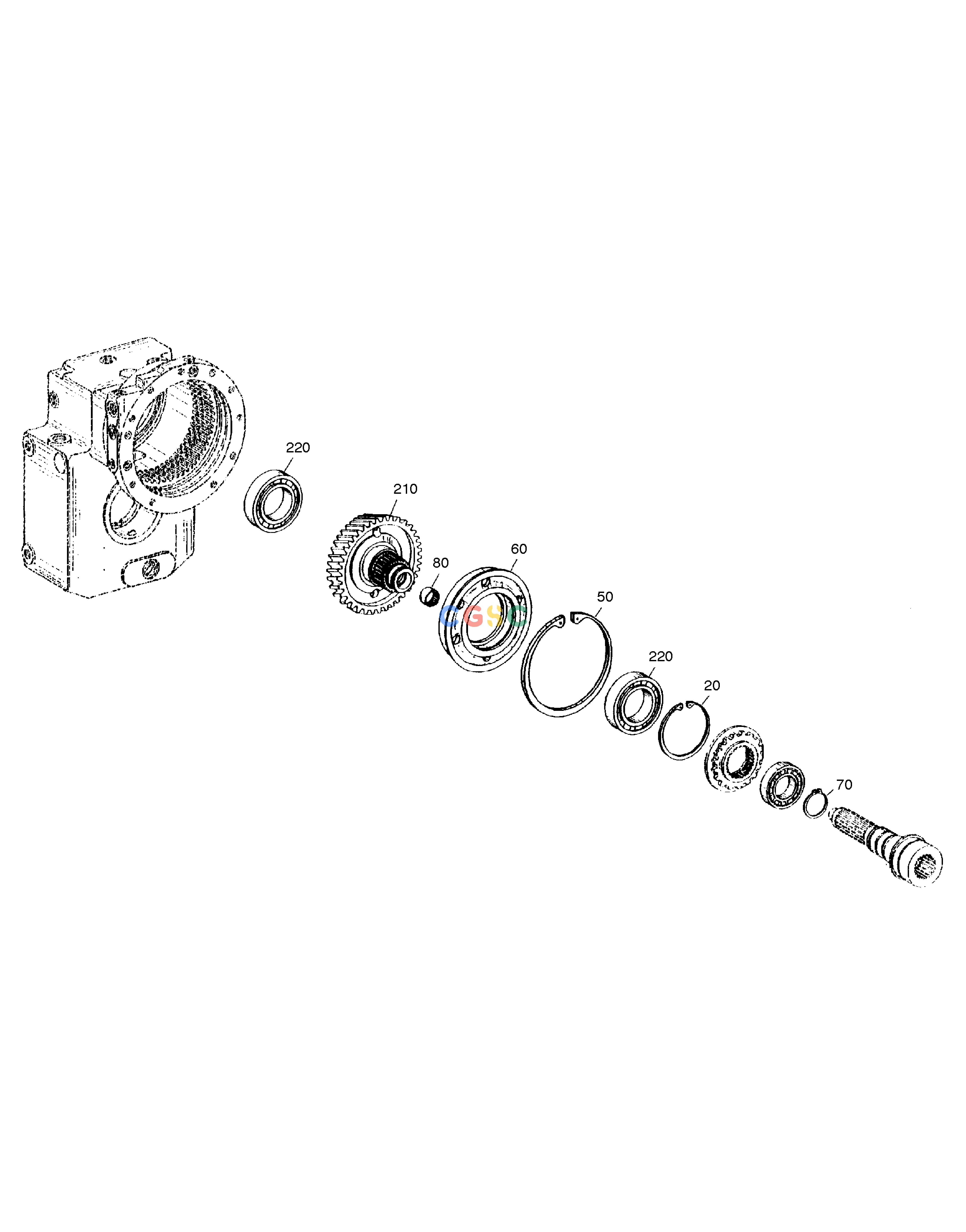 斗山零件查询SPUR GEAR DRIVE-TRANSMISSION SOLAR 160W-V Doosan parts catalog online