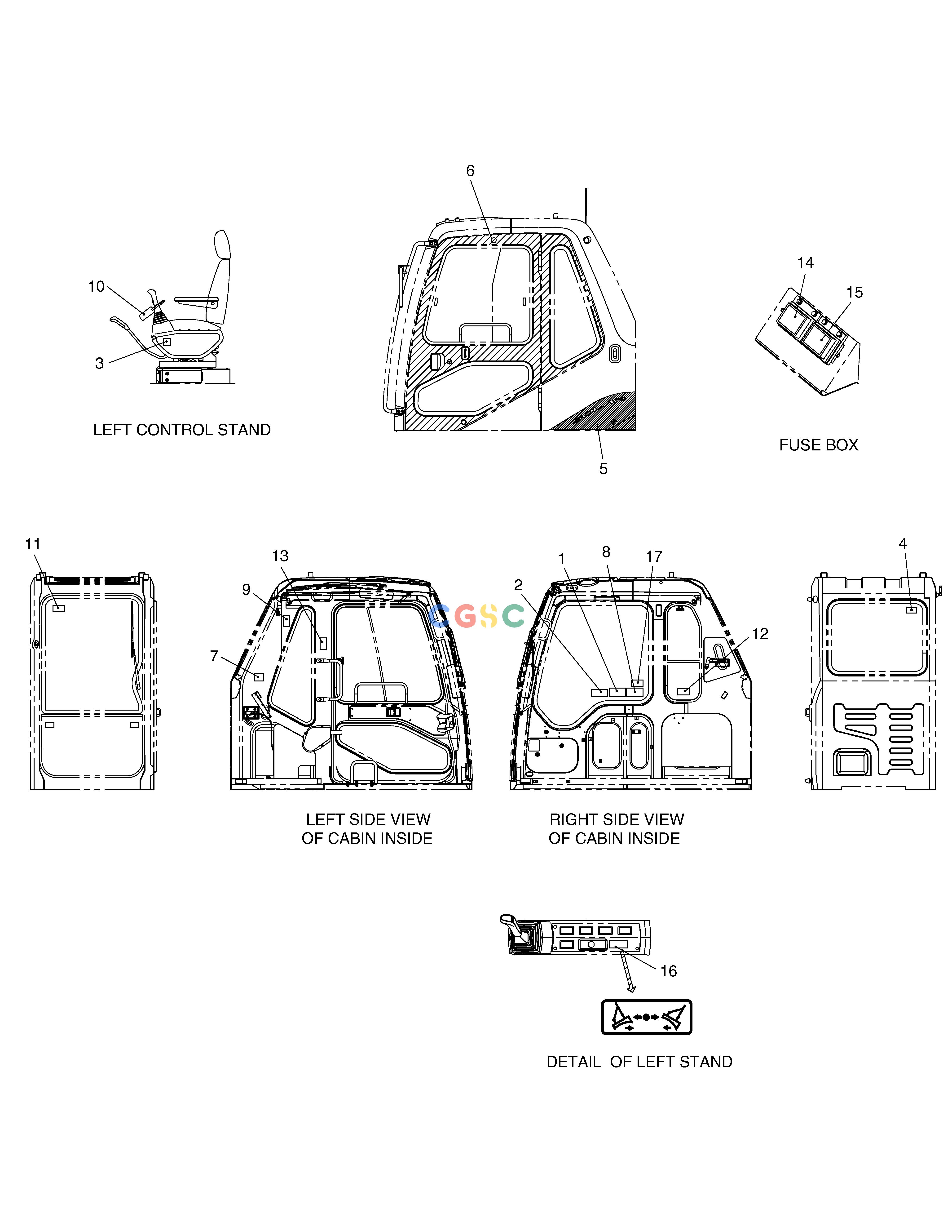 斗山零件查询CABIN NAME PLATE-EUROPE SOLAR 160W-V Doosan parts catalog online