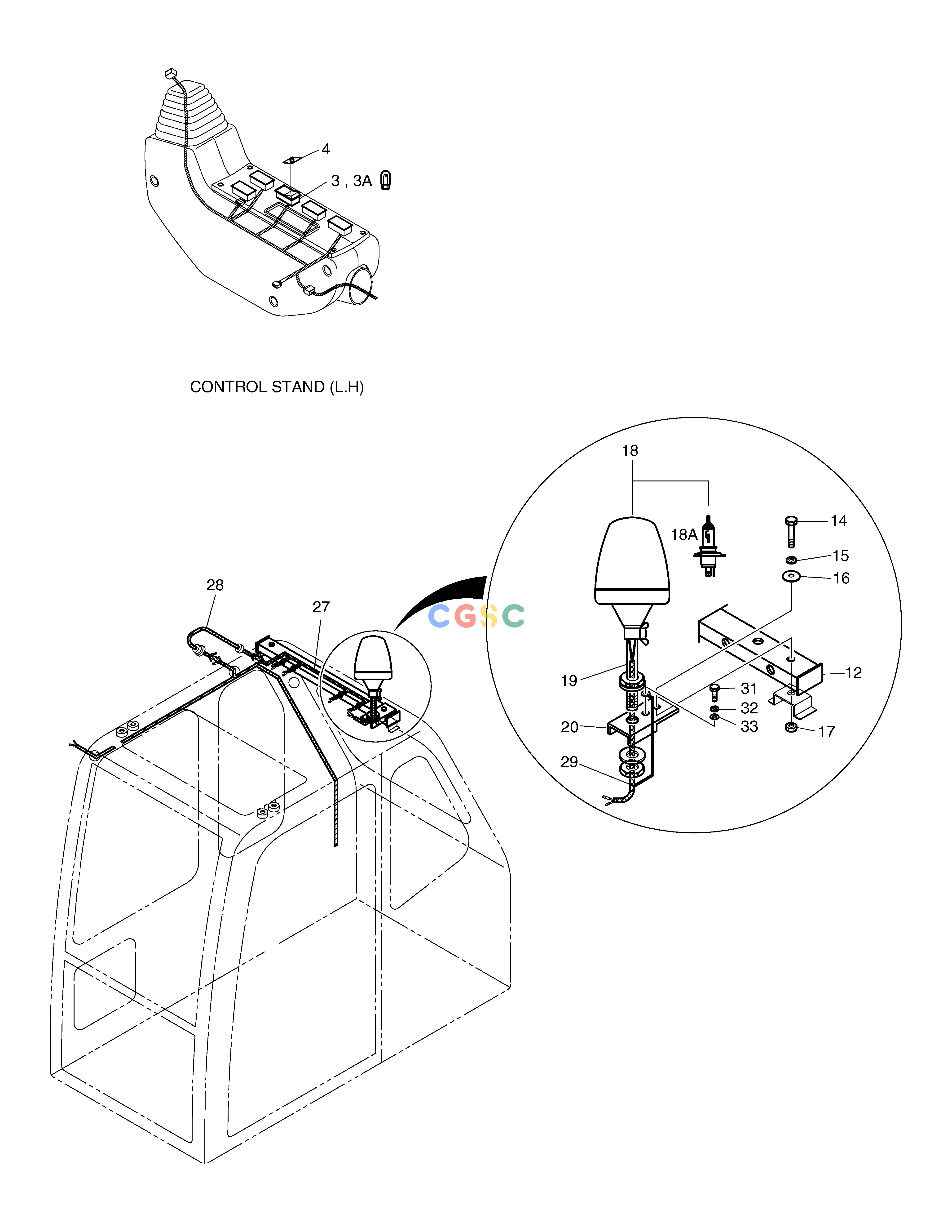 斗山零件查询BEACON SOLAR 160W-V Doosan parts catalog online