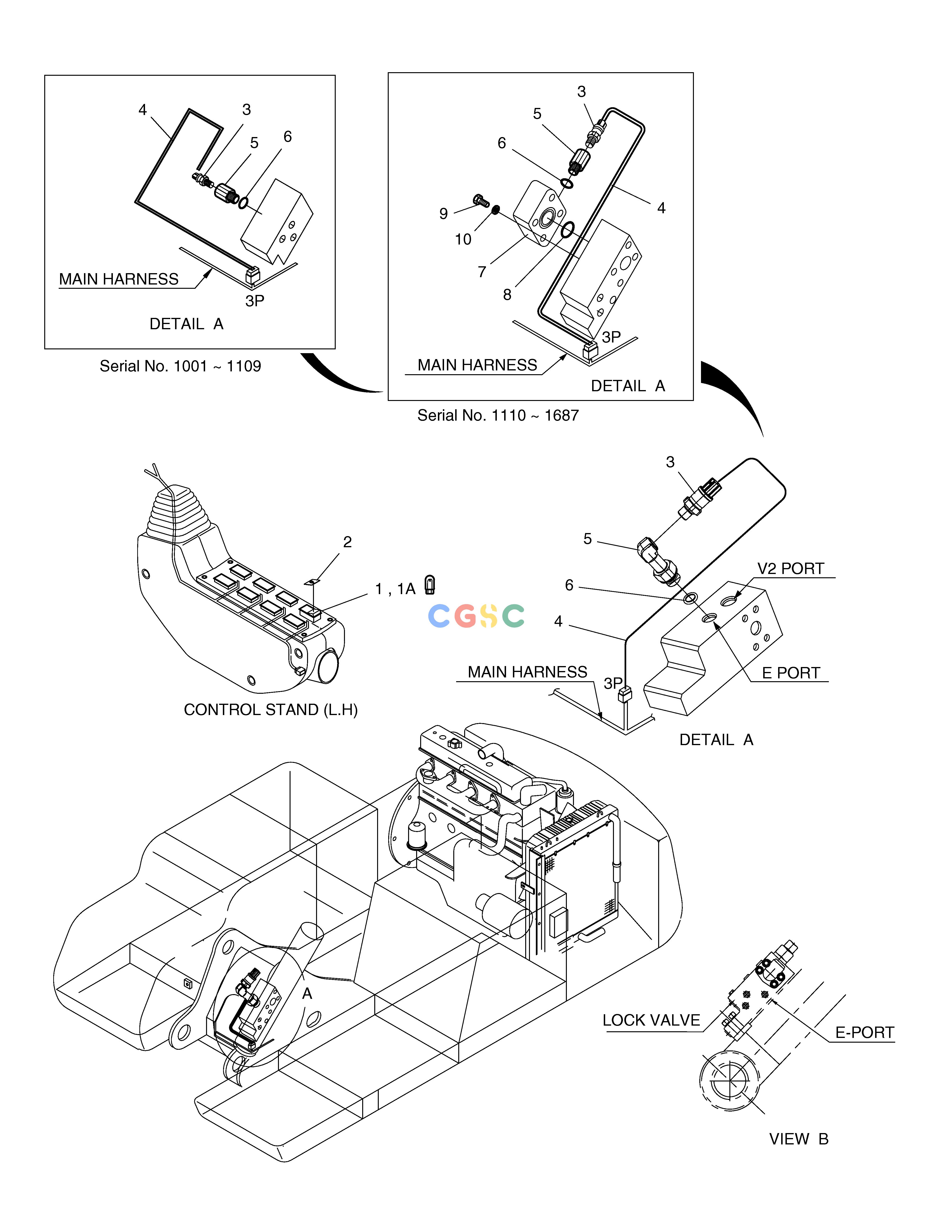 斗山零件查询OVERLOAD WARNING ASS'Y SOLAR 160W-V Doosan parts catalog online