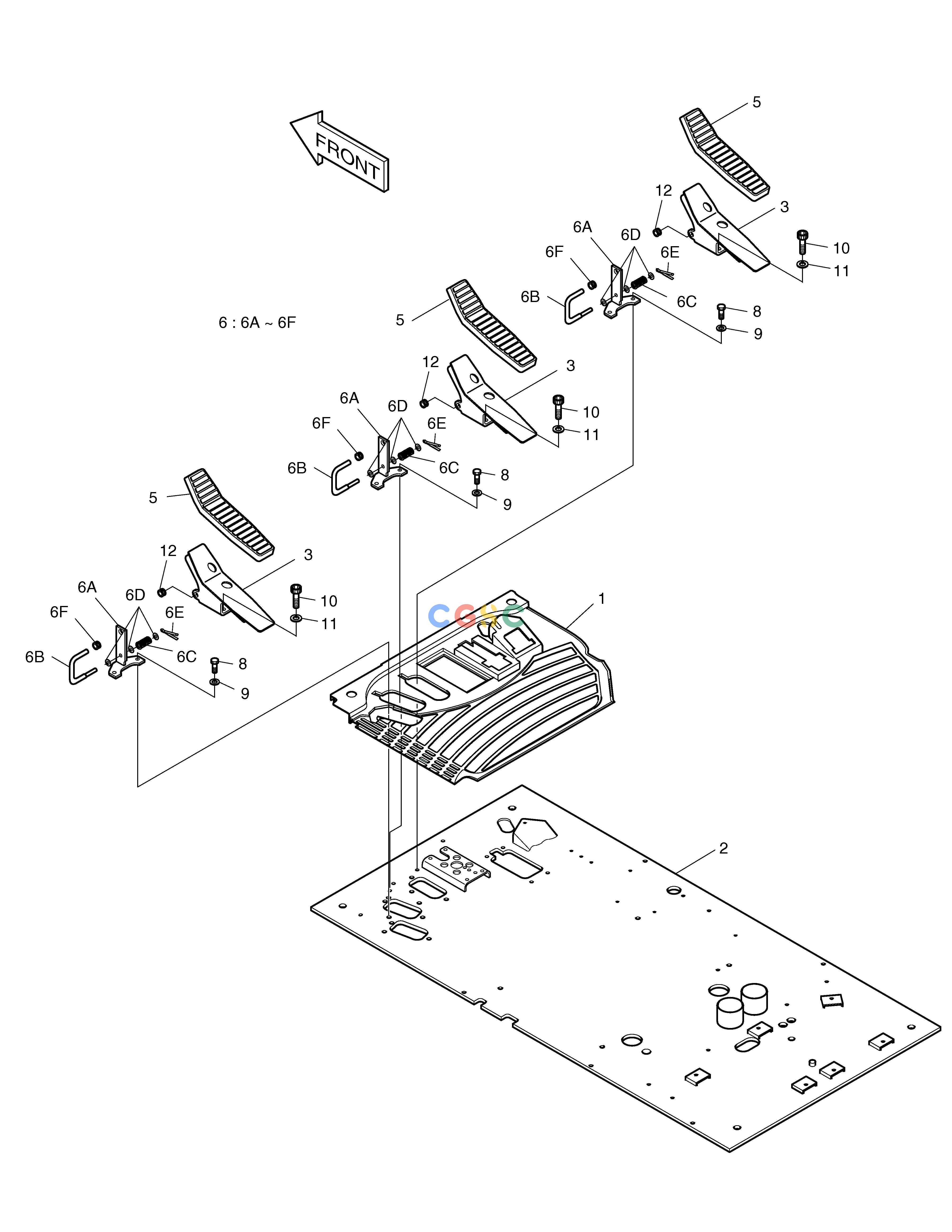 斗山零件查询FLOOR ASS'Y-MULTI PIPING SOLAR 160W-V Doosan parts catalog online