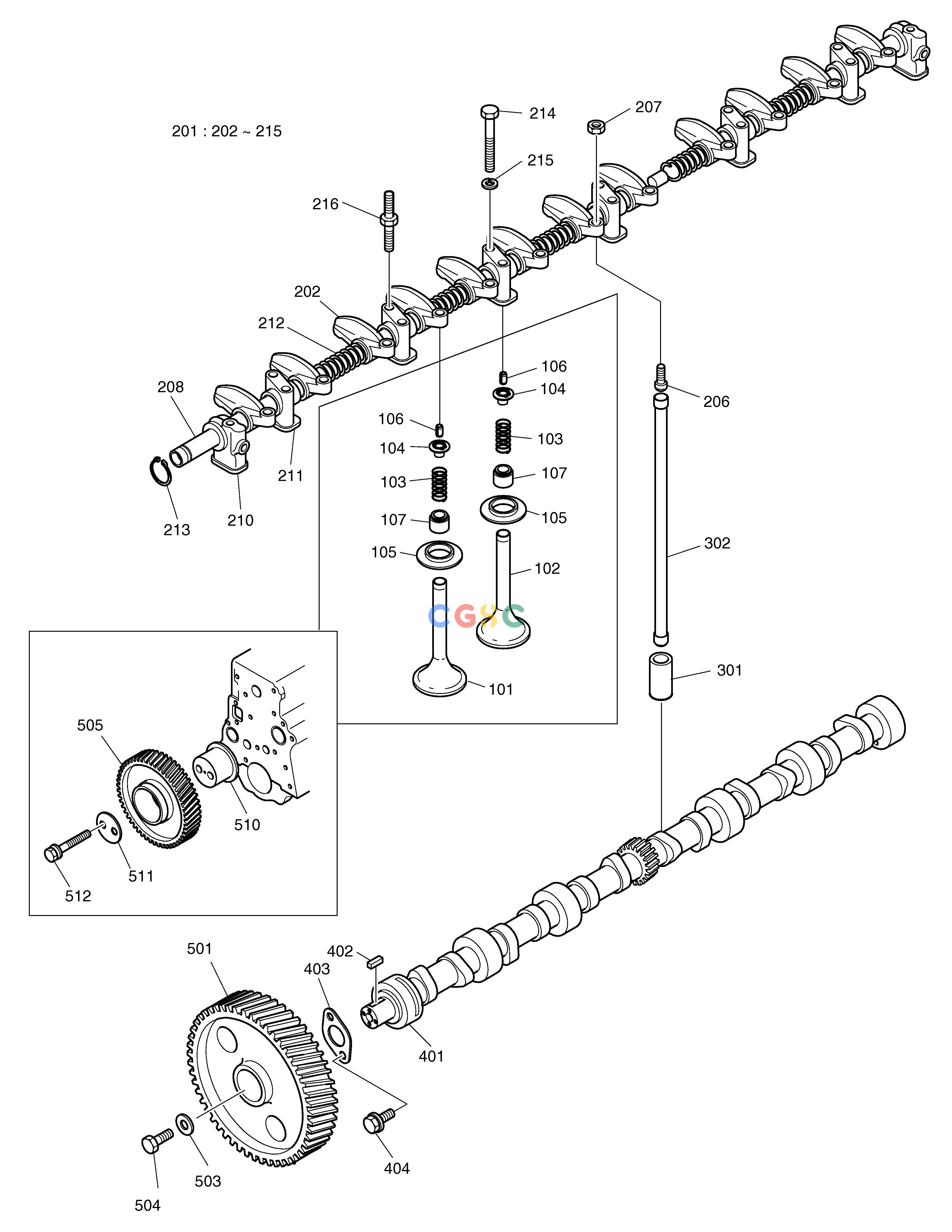 斗山零件查询VALVE MECHANISM MEGA 200-V (S/N 3001~) Doosan parts catalog online