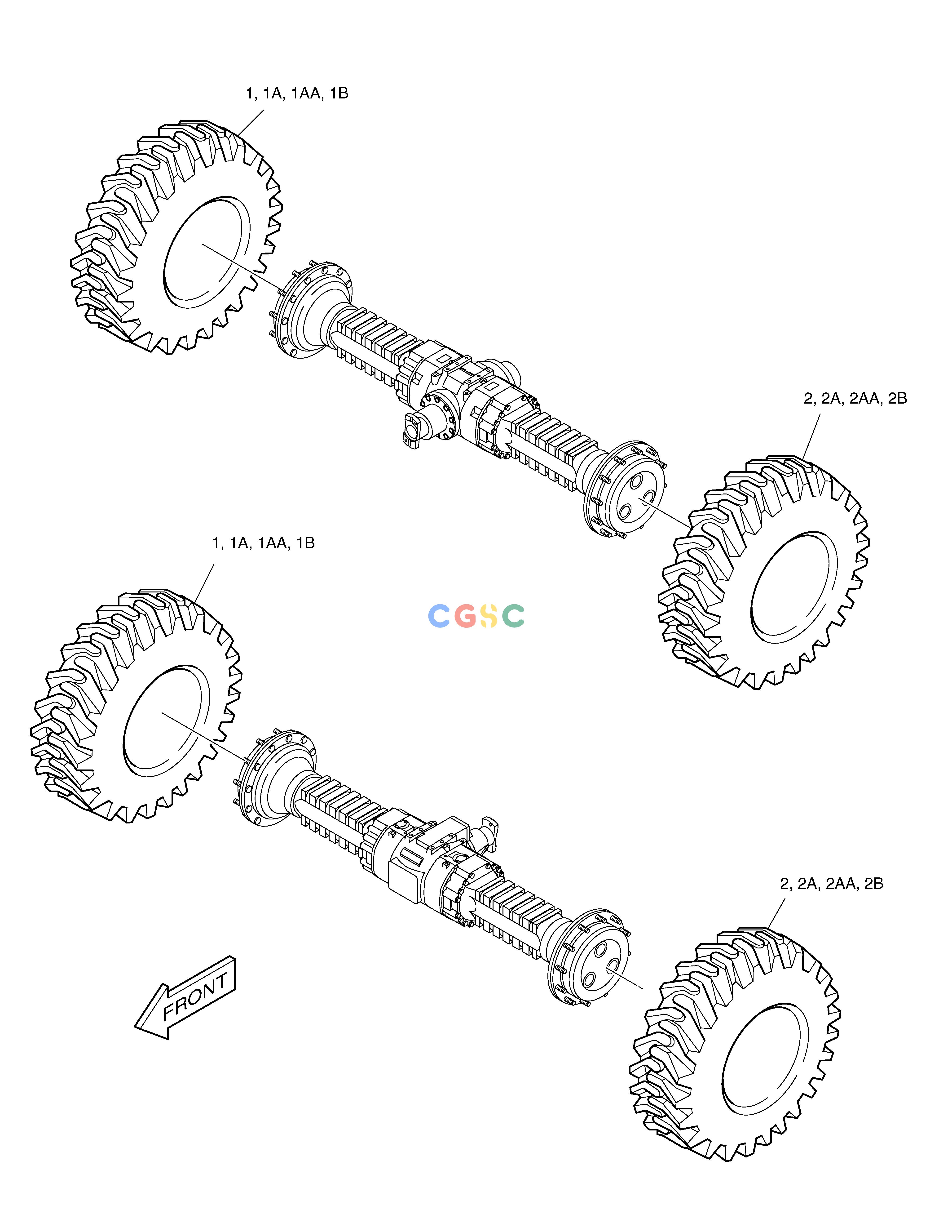 斗山零件查询WHEEL ASS'Y MEGA 200-V (S/N 3001~) Doosan parts catalog online