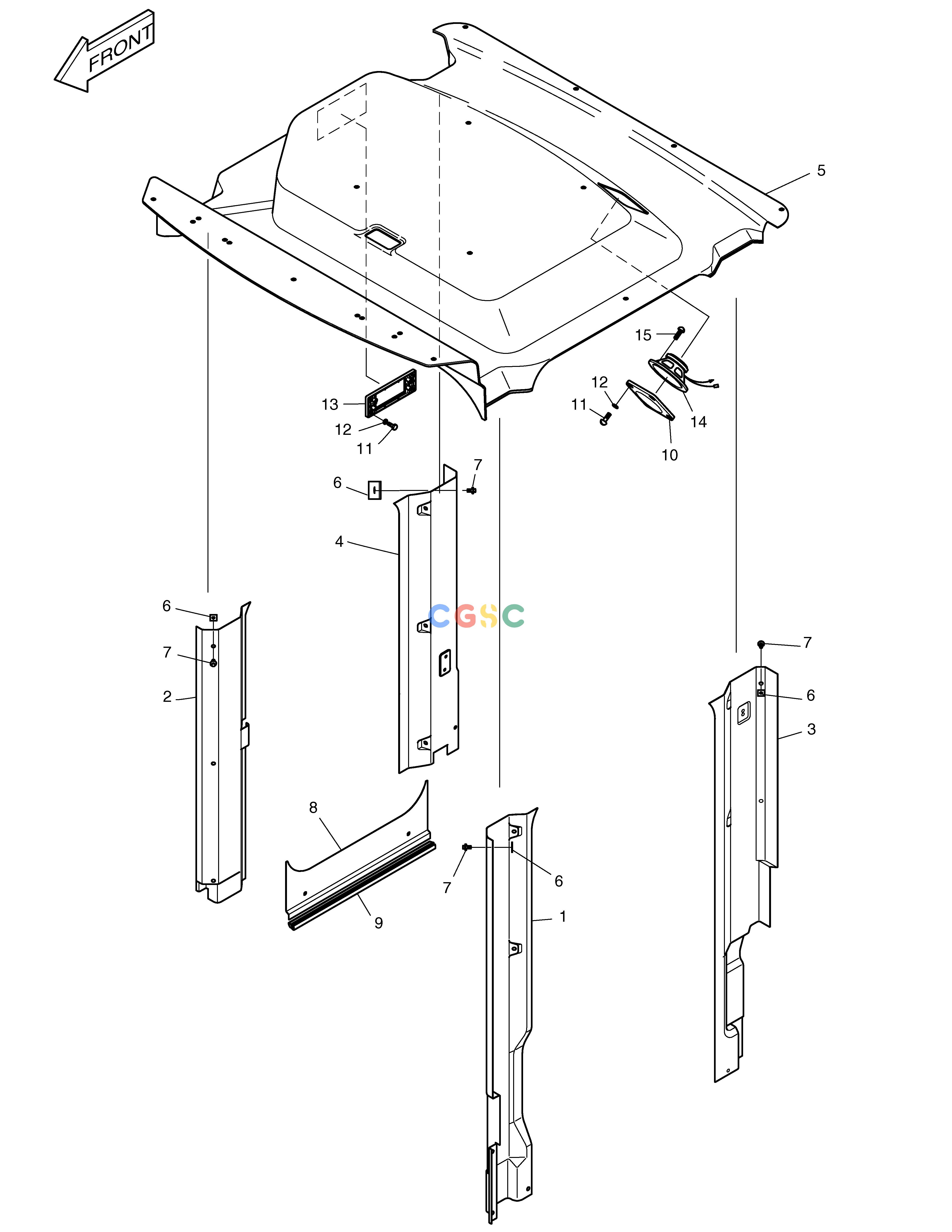 斗山零件查询SHEET ASS'Y MEGA 200-V (S/N 3001~) Doosan parts catalog online
