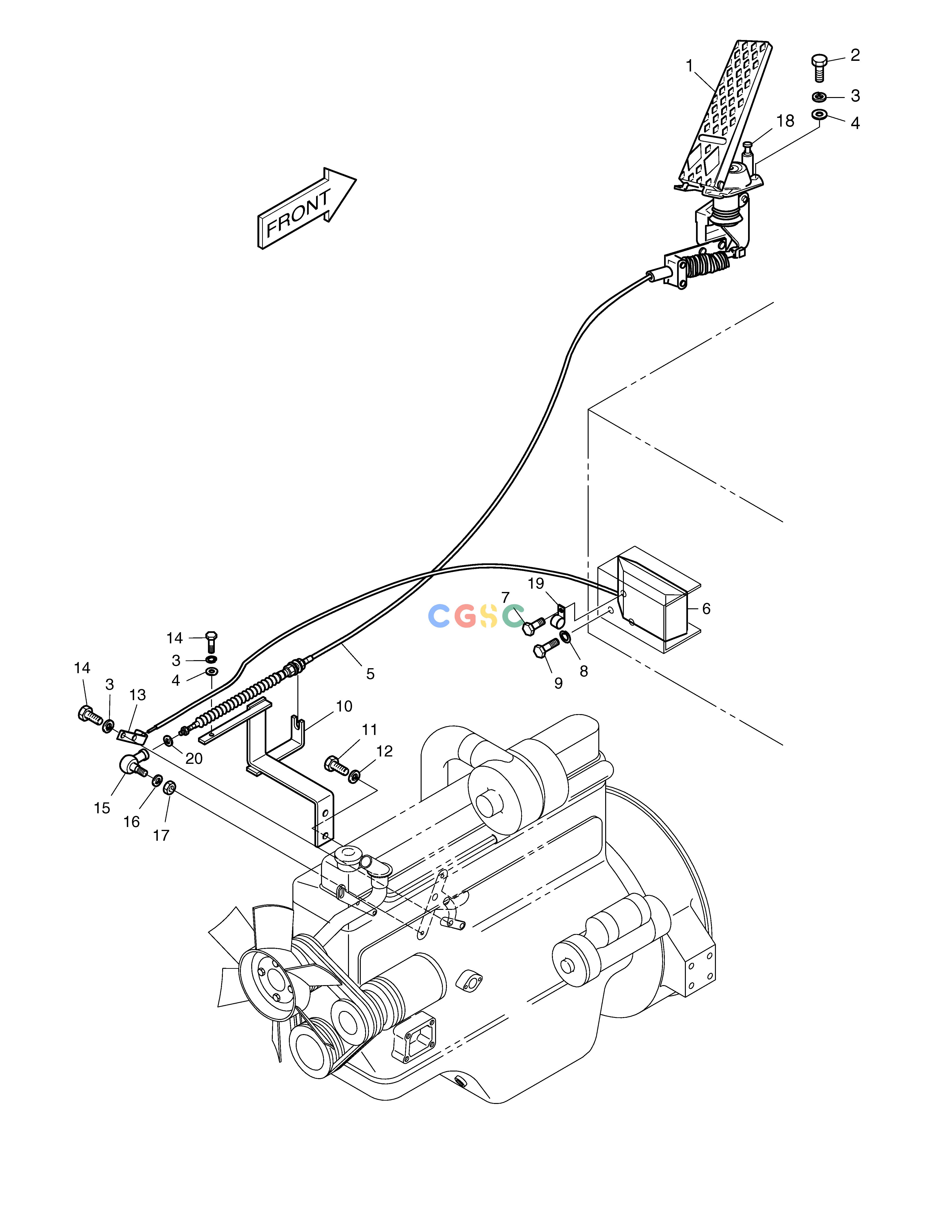 斗山零件查询ENGINE CONTROL ASS'Y MEGA 200-V (S/N 3001~) Doosan parts catalog online