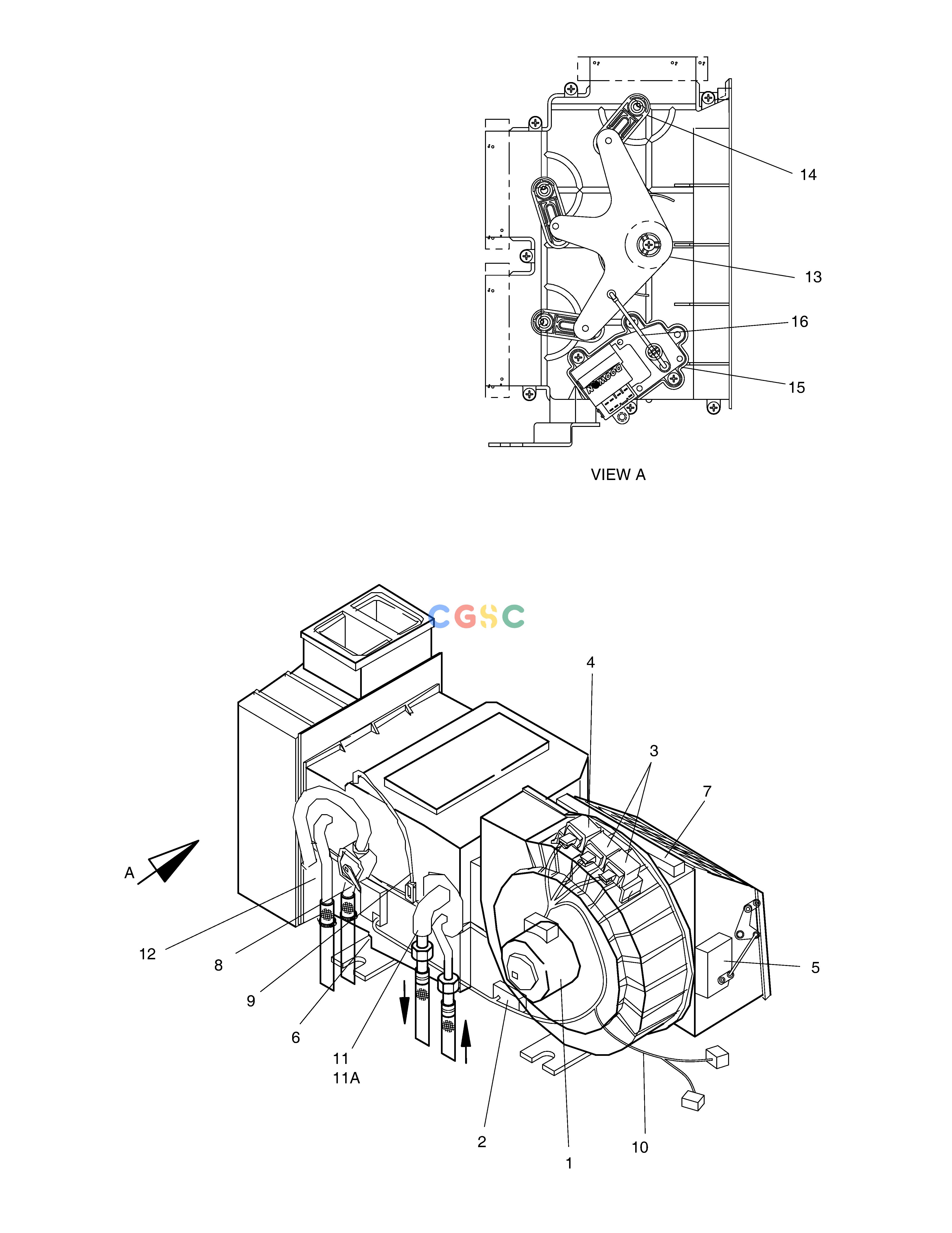 斗山零件查询AIRCONDITIONER(3)-AIRCON UNIT MEGA 200-V (S/N 3001~) Doosan parts catalog online