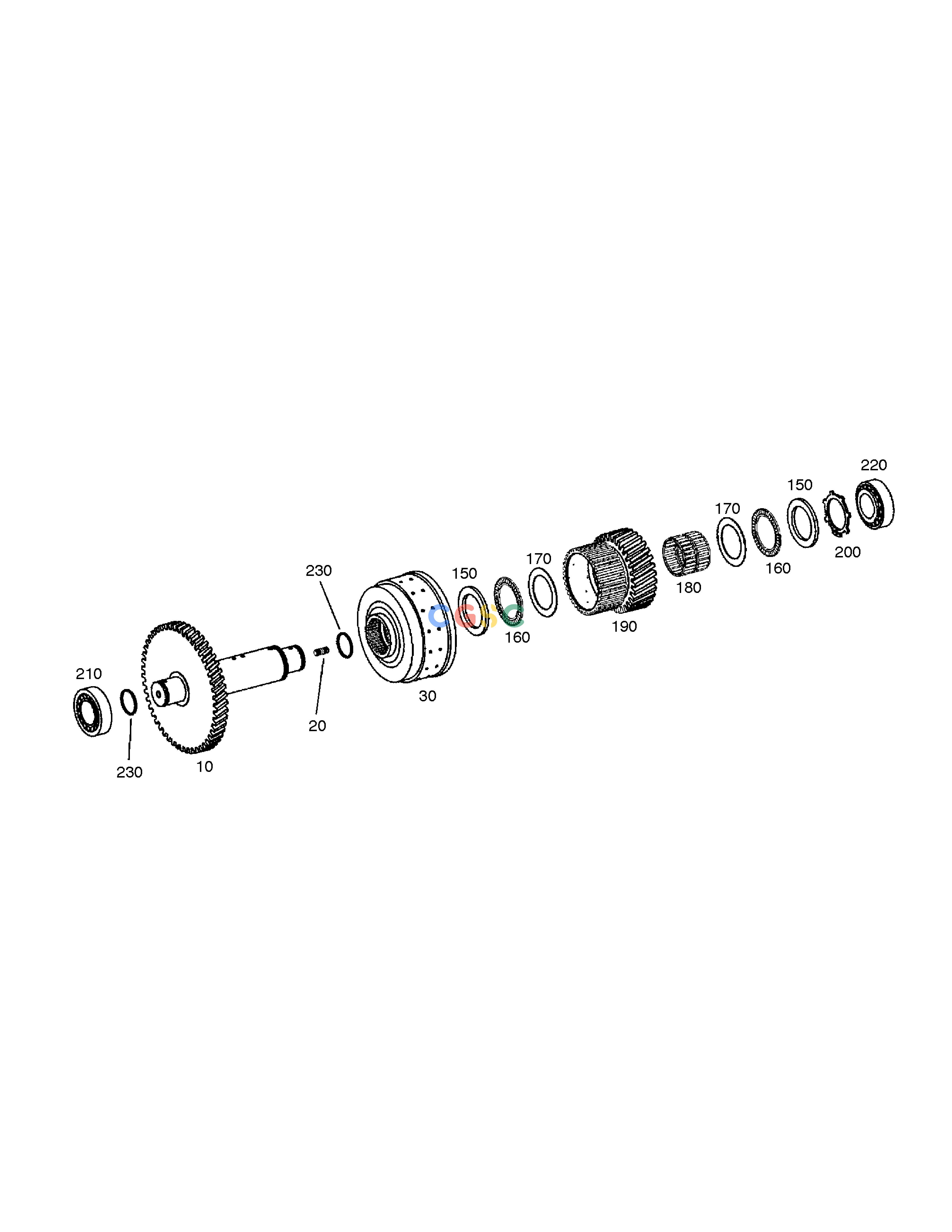 斗山零件查询COUPLING K1-T/MISSION(4) MEGA 200-V (S/N 3001~) Doosan parts catalog online