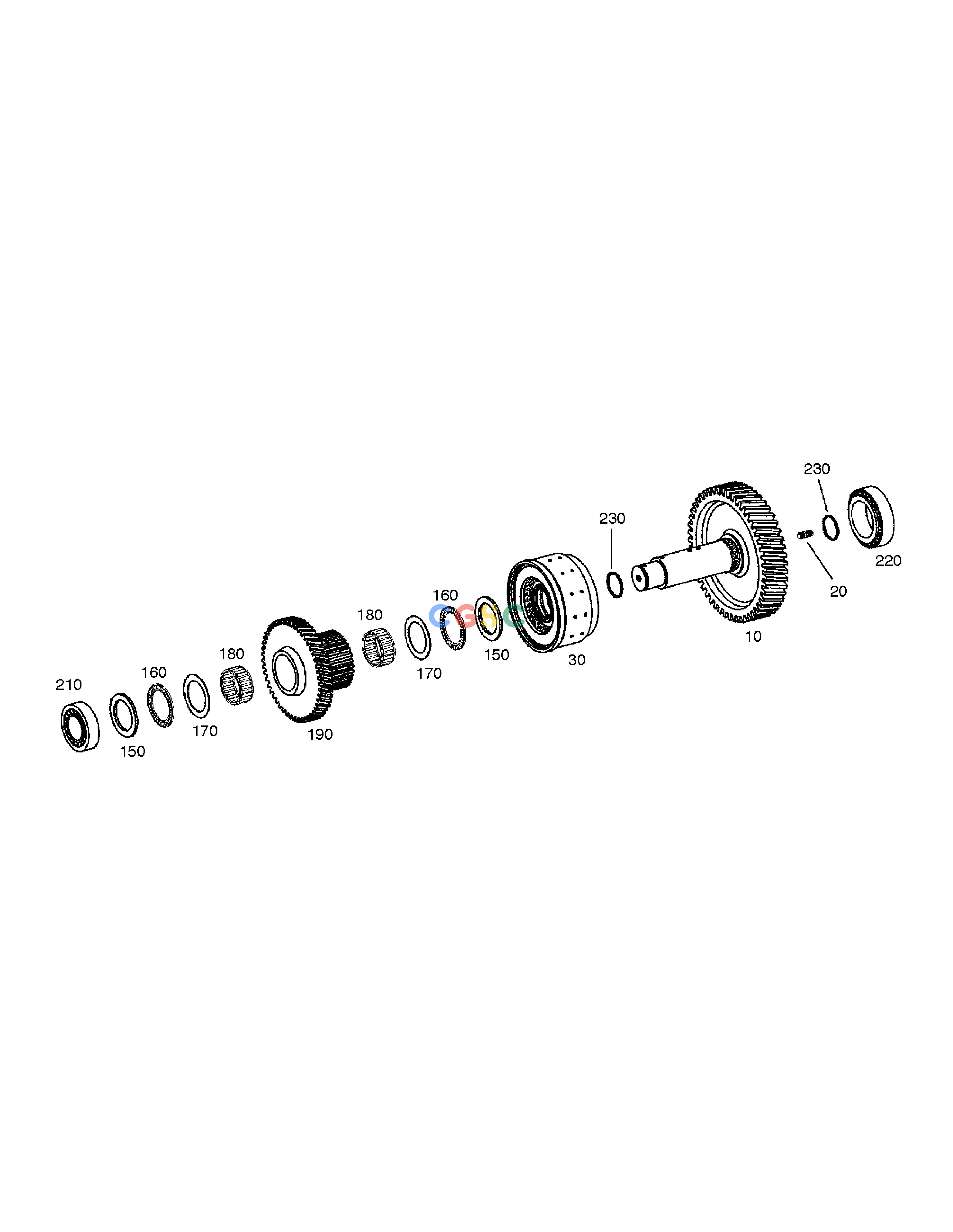 斗山零件查询COUPLING K3-T/MISSION(6) MEGA 200-V (S/N 3001~) Doosan parts catalog online