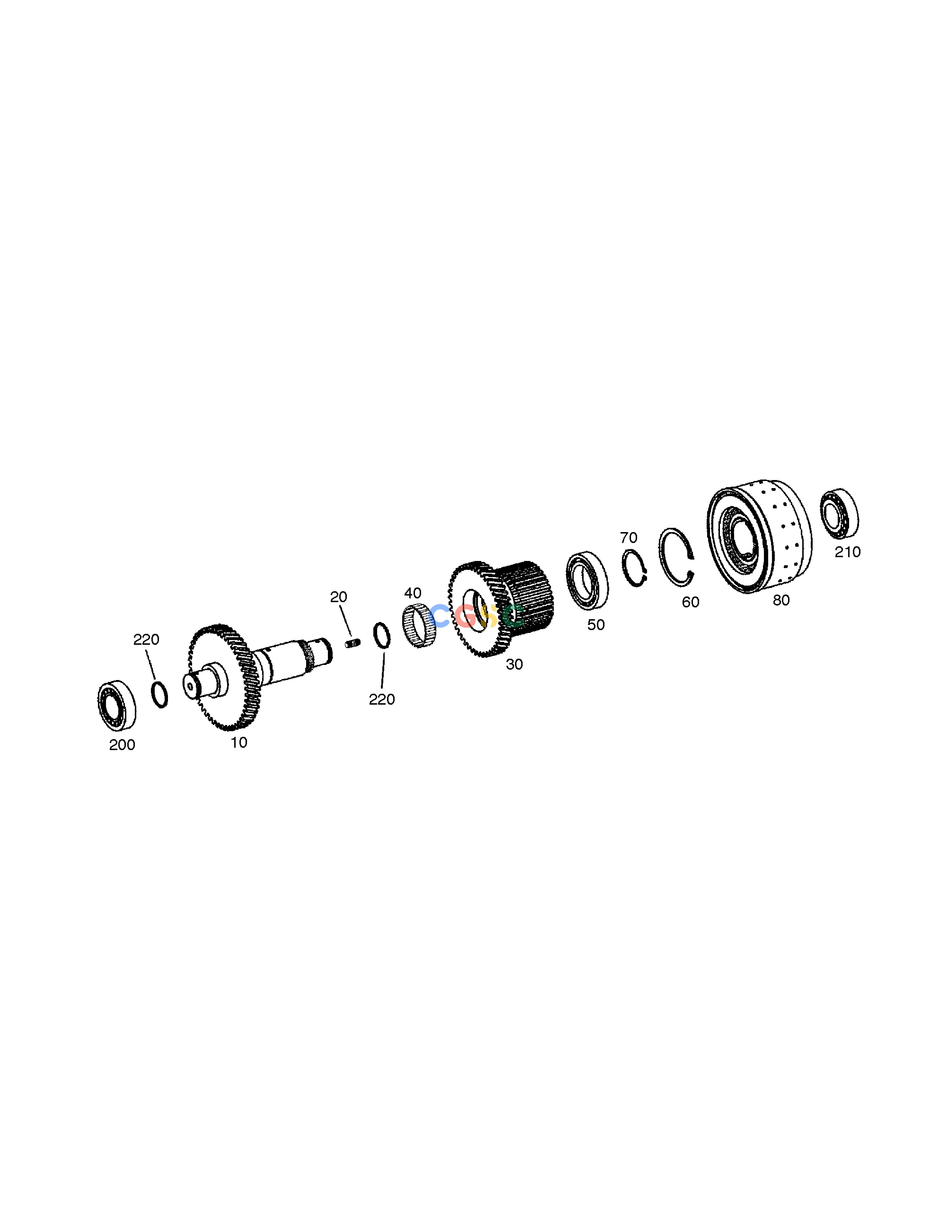 斗山零件查询COUPLING KV-T/MISSION(8) MEGA 200-V (S/N 3001~) Doosan parts catalog online