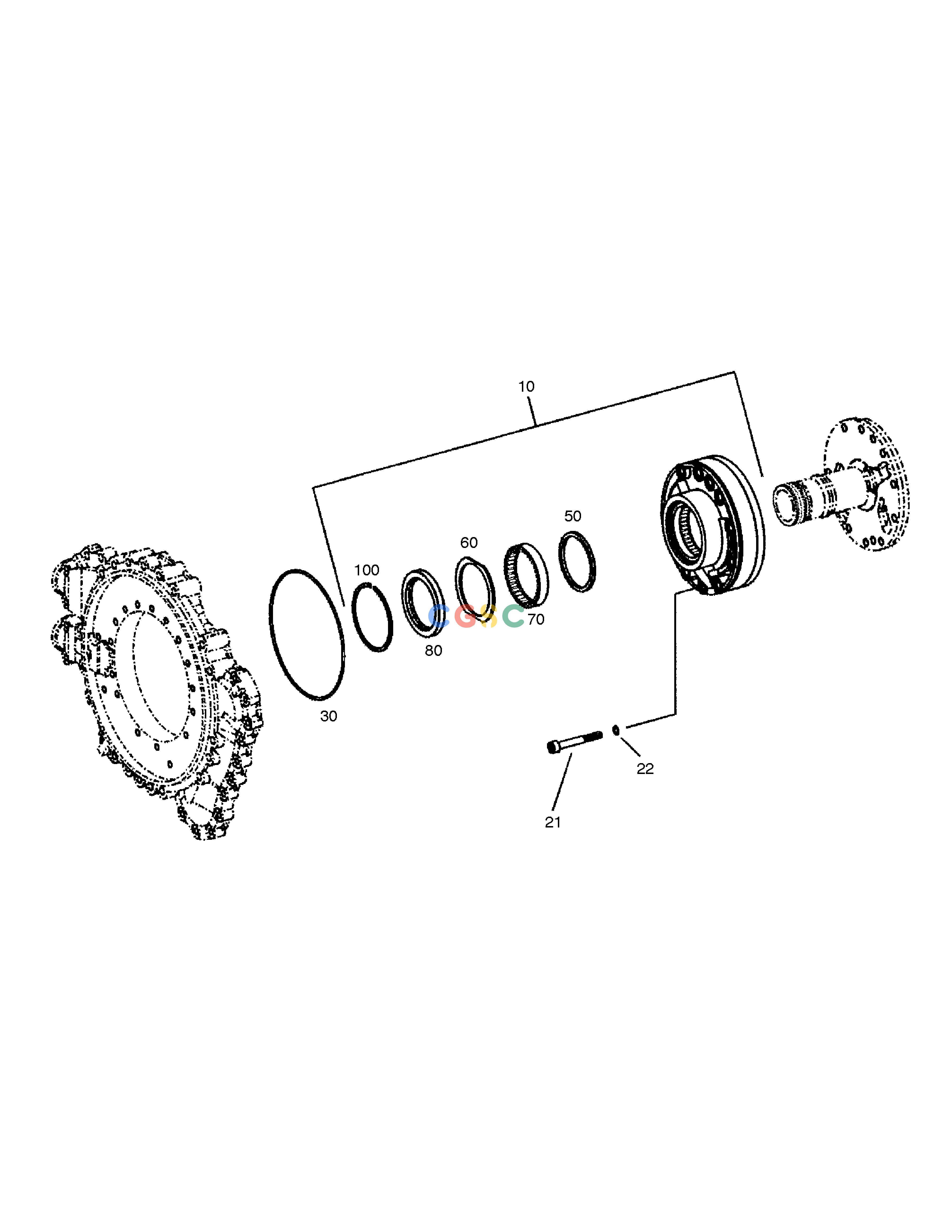 斗山零件查询PRESSURE OIL PUMP-T/MISSION(14) MEGA 200-V (S/N 3001~) Doosan parts catalog online