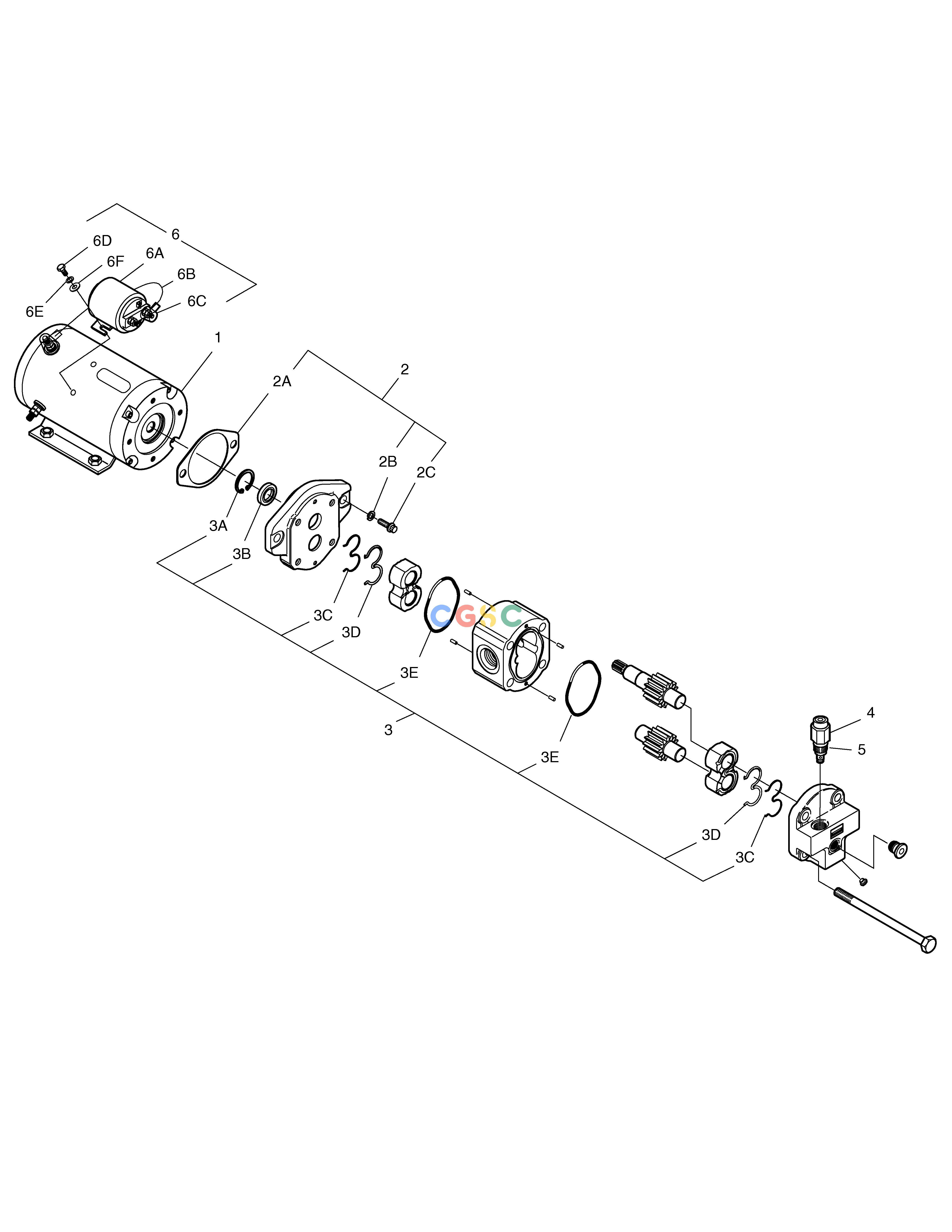 斗山零件查询EMERGENCY STEERING PUMP MEGA 200-V (S/N 3001~) Doosan parts catalog online