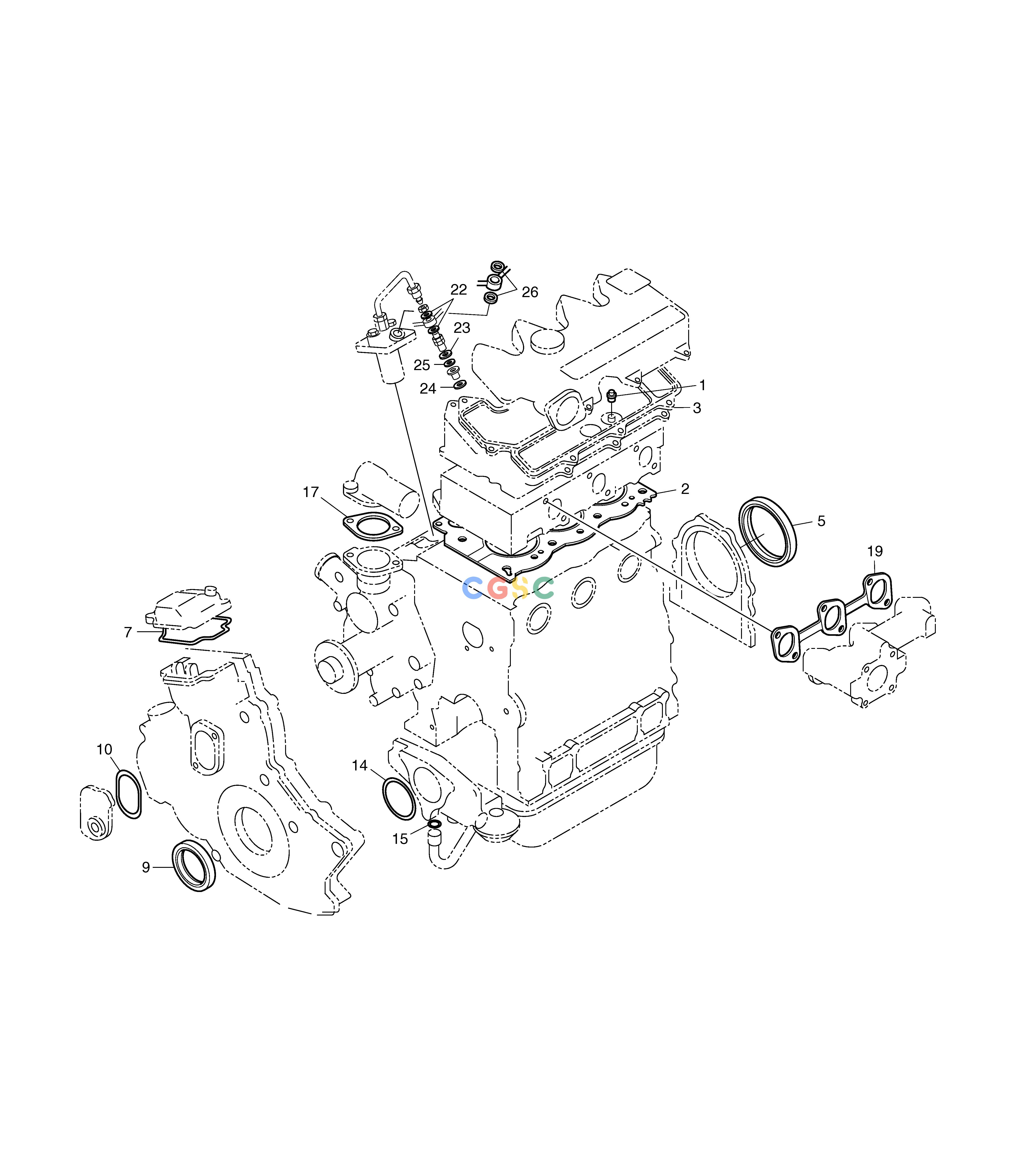 斗山零件查询REPAIR KIT SOLAR 030PLUS (S/N 20001~) Doosan parts catalog online