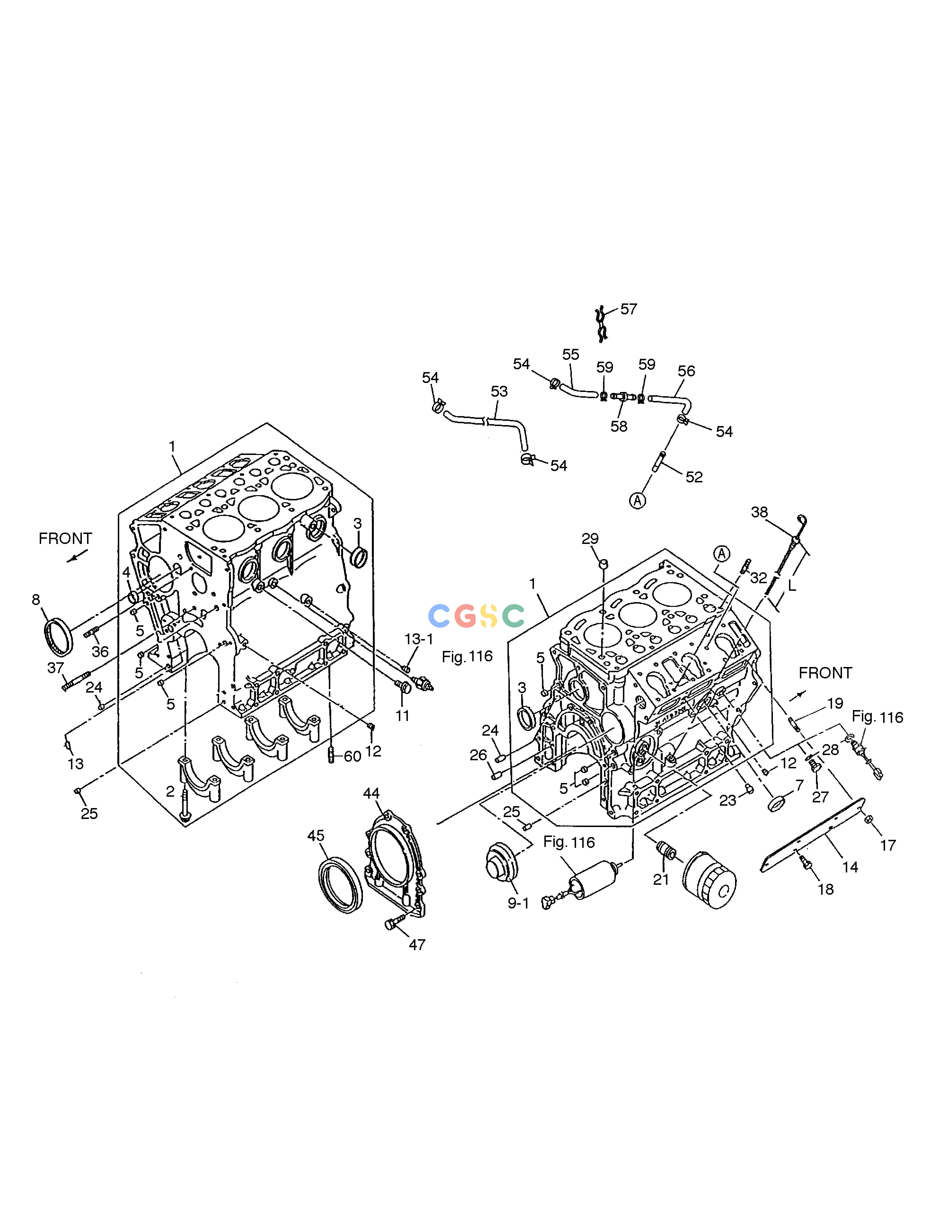 斗山零件查询CYLINDER BLOCK SOLAR 030PLUS (S/N 20001~) Doosan parts catalog online