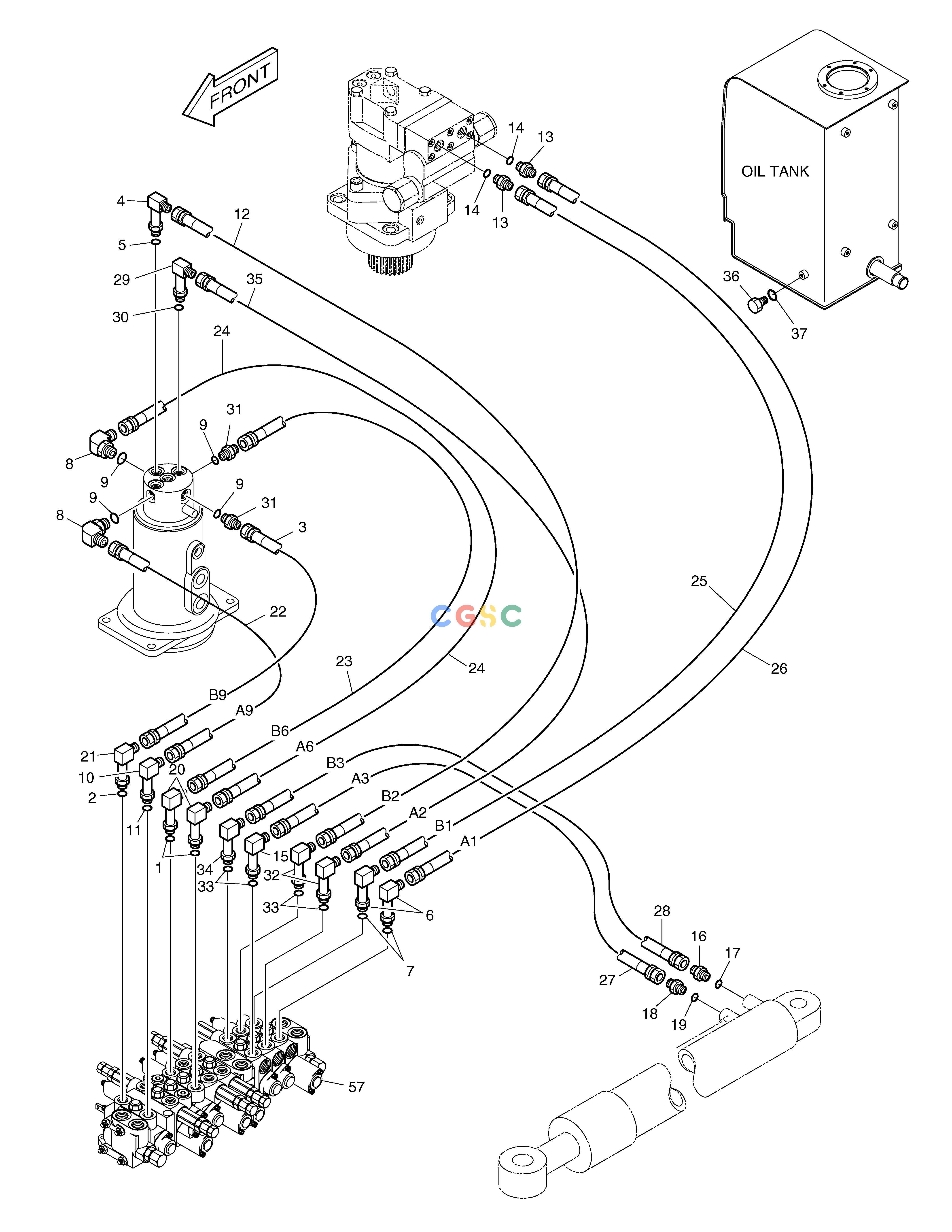 斗山零件查询MAIN PIPING SOLAR 030PLUS (S/N 20001~) Doosan parts catalog online