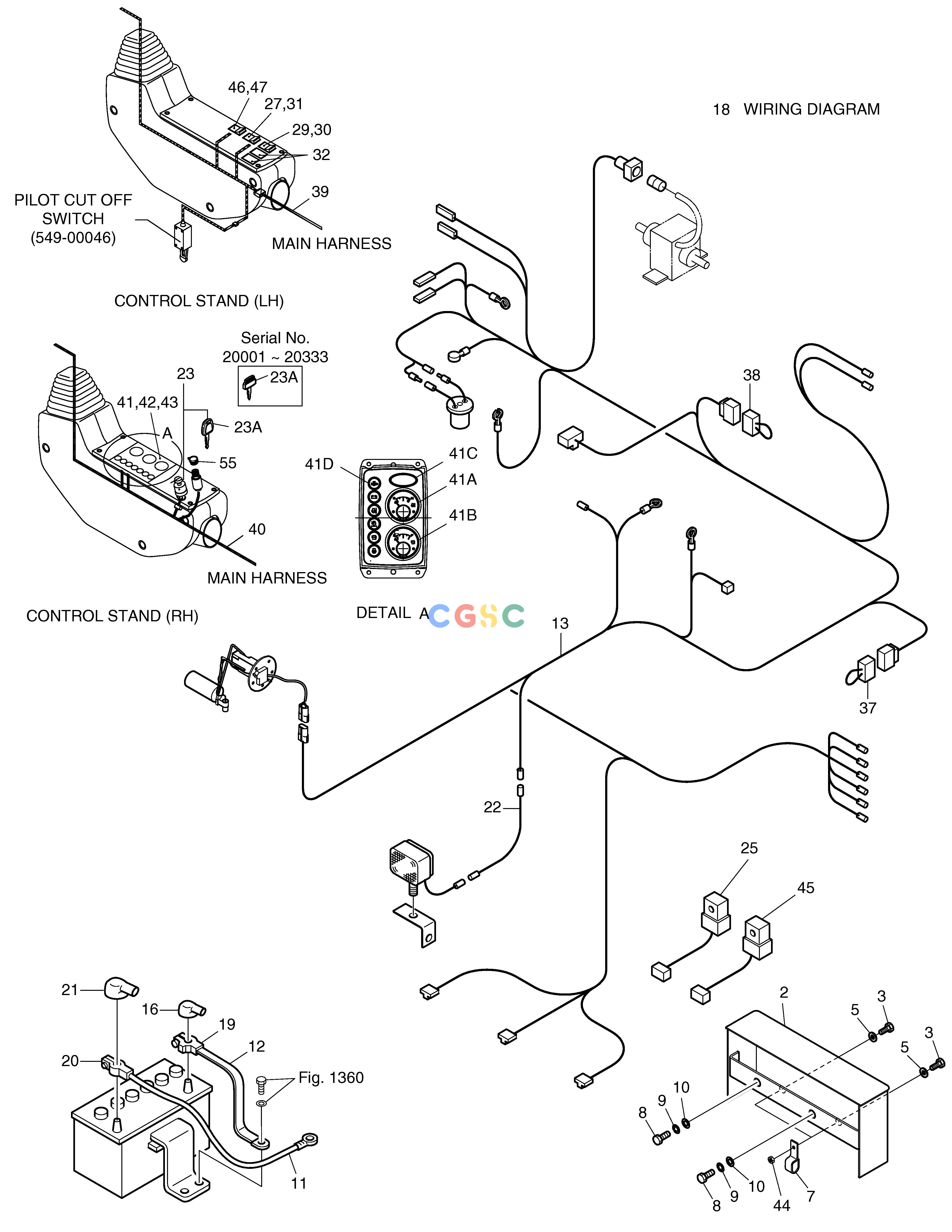 斗山零件查询ELECTRIC WIRING SOLAR 030PLUS (S/N 20001~) Doosan parts catalog online