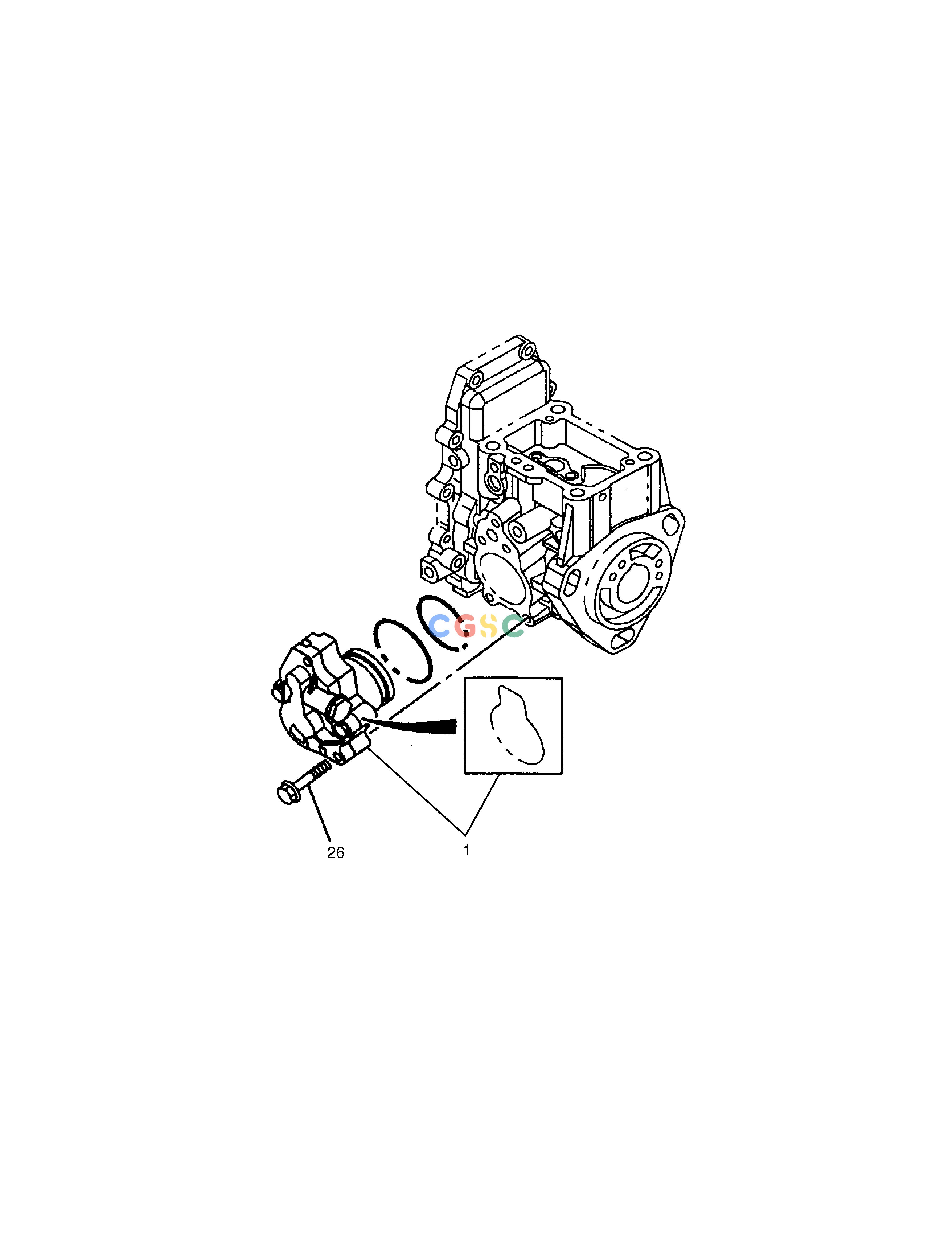 斗山零件查询FEED PUMP SOLAR 030PLUS (S/N 20001~) Doosan parts catalog online