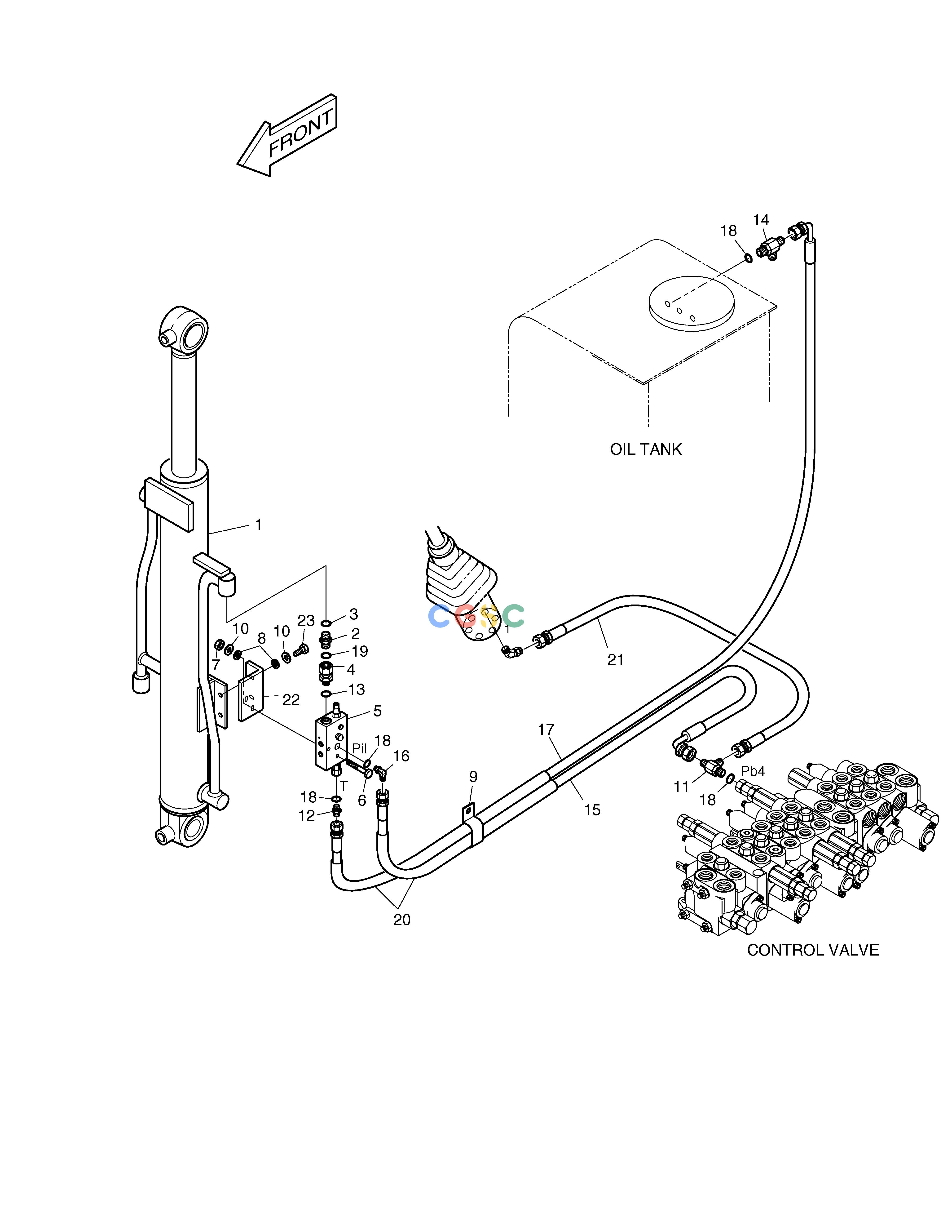 斗山零件查询LOCK VALVE PIPING SOLAR 030PLUS (S/N 20001~) Doosan parts catalog online
