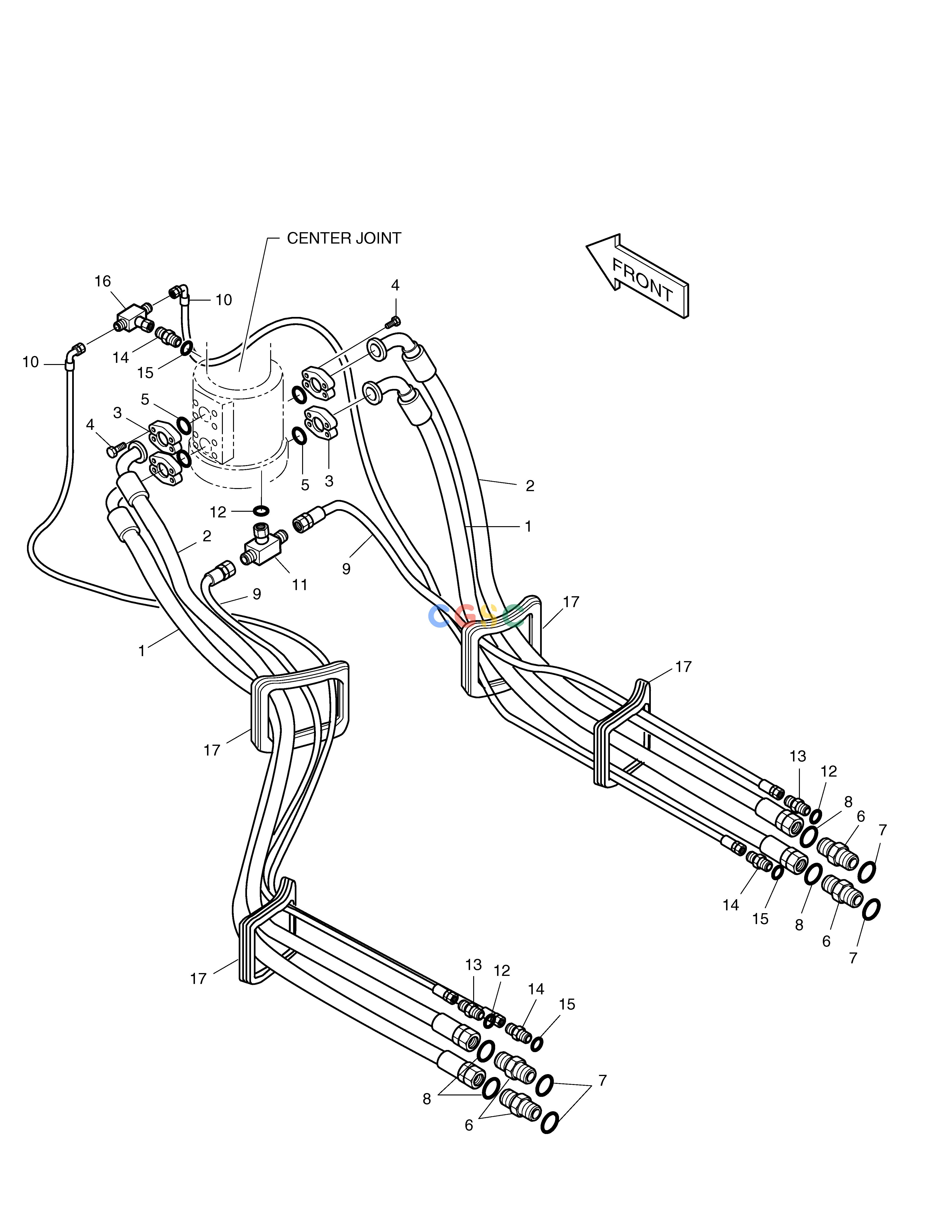 斗山零件查询TRAVEL PIPING SOLAR 140LC-V Doosan parts catalog online