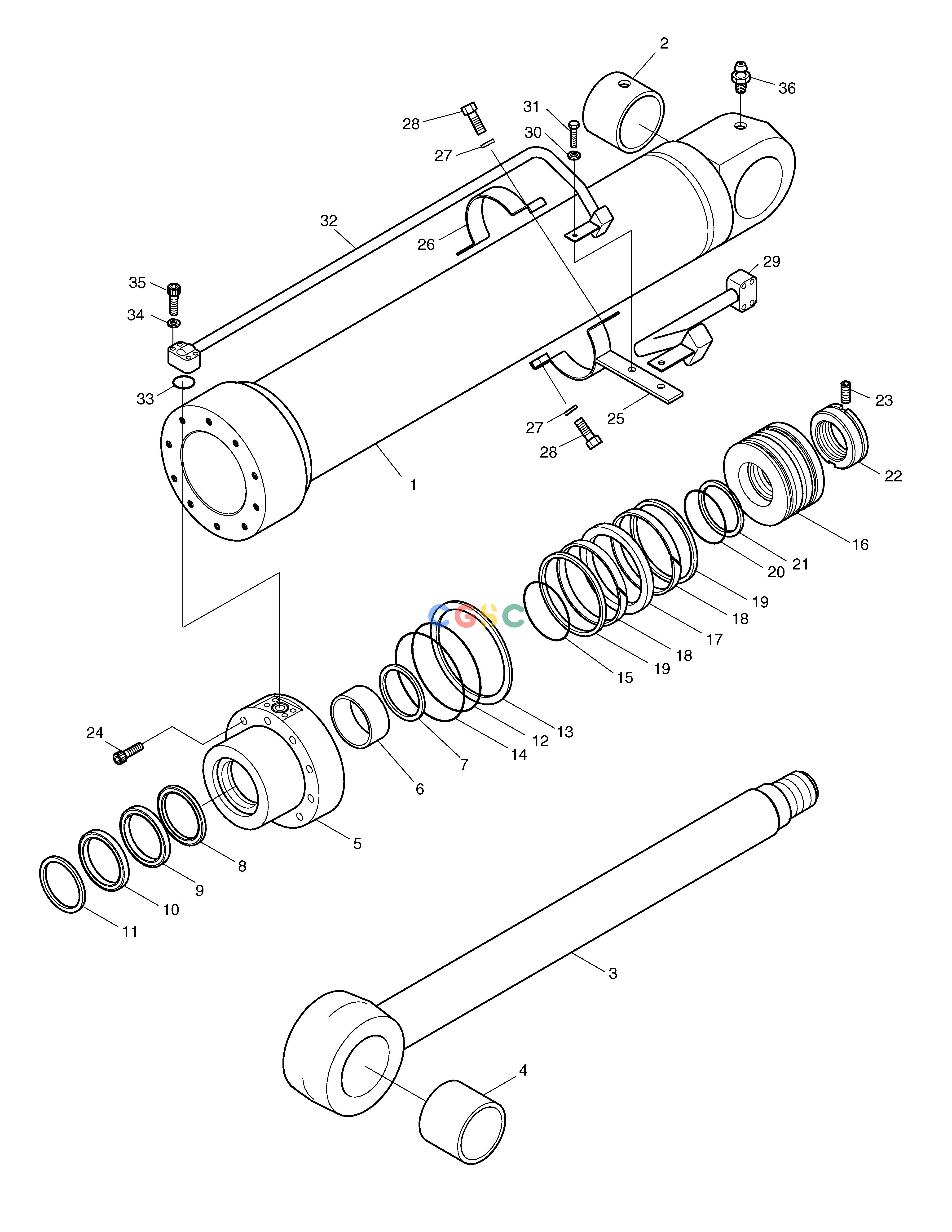 斗山零件查询BOOM CYLINDER(L.H)-LOCK VALVE SOLAR 140LC-V Doosan parts catalog online