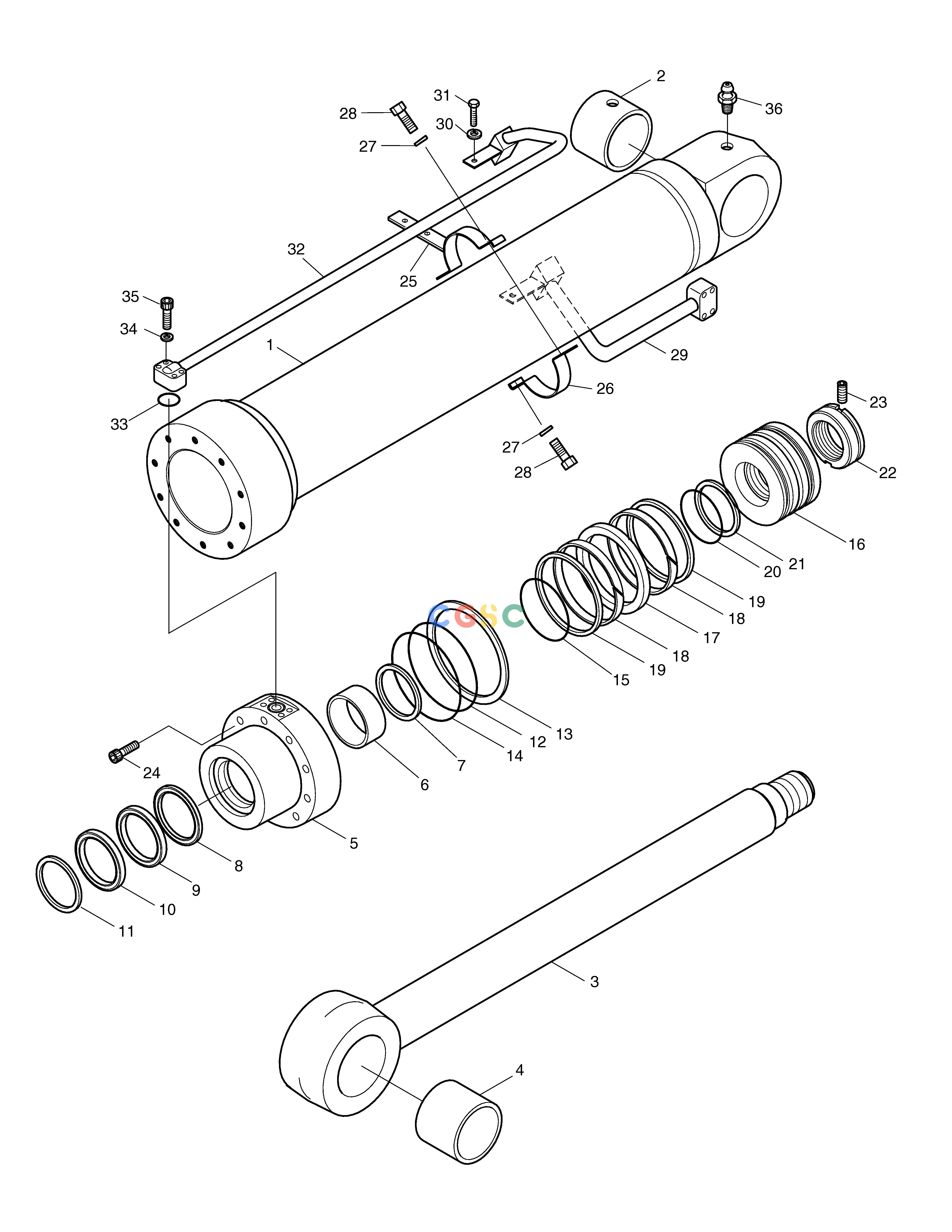 斗山零件查询BOOM CYLINDER(R.H)-LOCK VALVE SOLAR 140LC-V Doosan parts catalog online