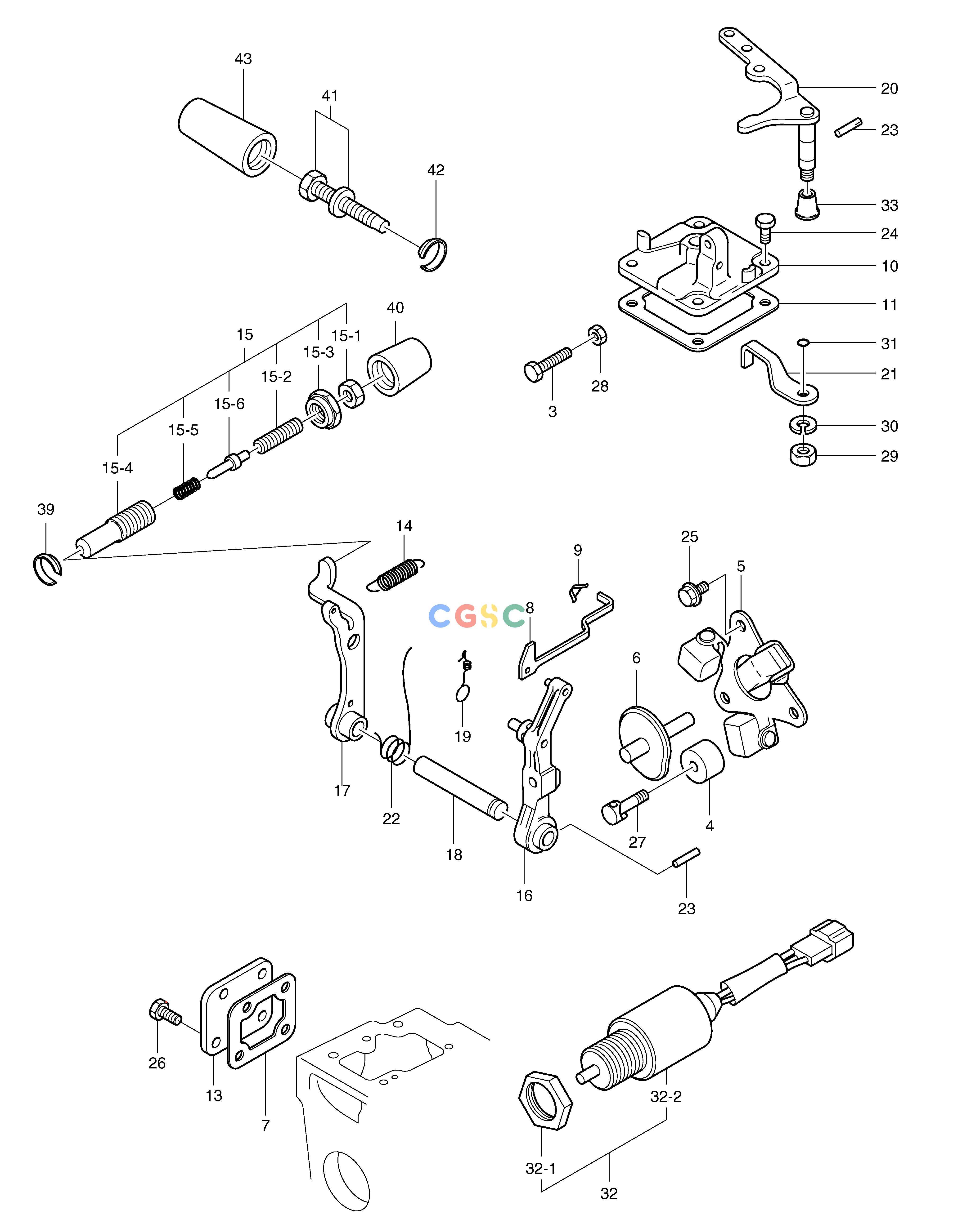 斗山零件查询GOVERNOR PARTS SOLAR 015PLUS / S018-VT Doosan parts catalog online