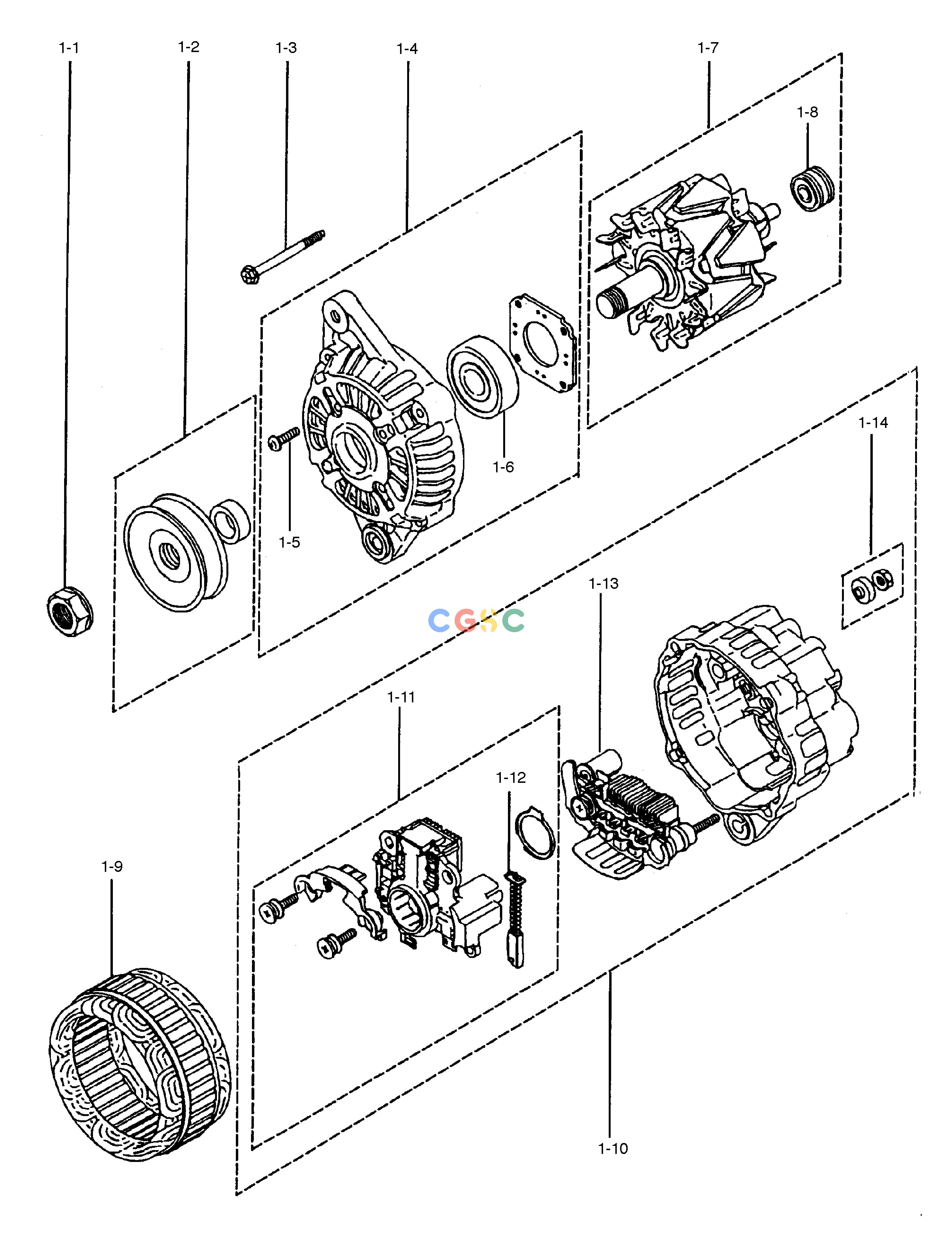 斗山零件查询ALTERNATOR SOLAR 015PLUS / S018-VT Doosan parts catalog online