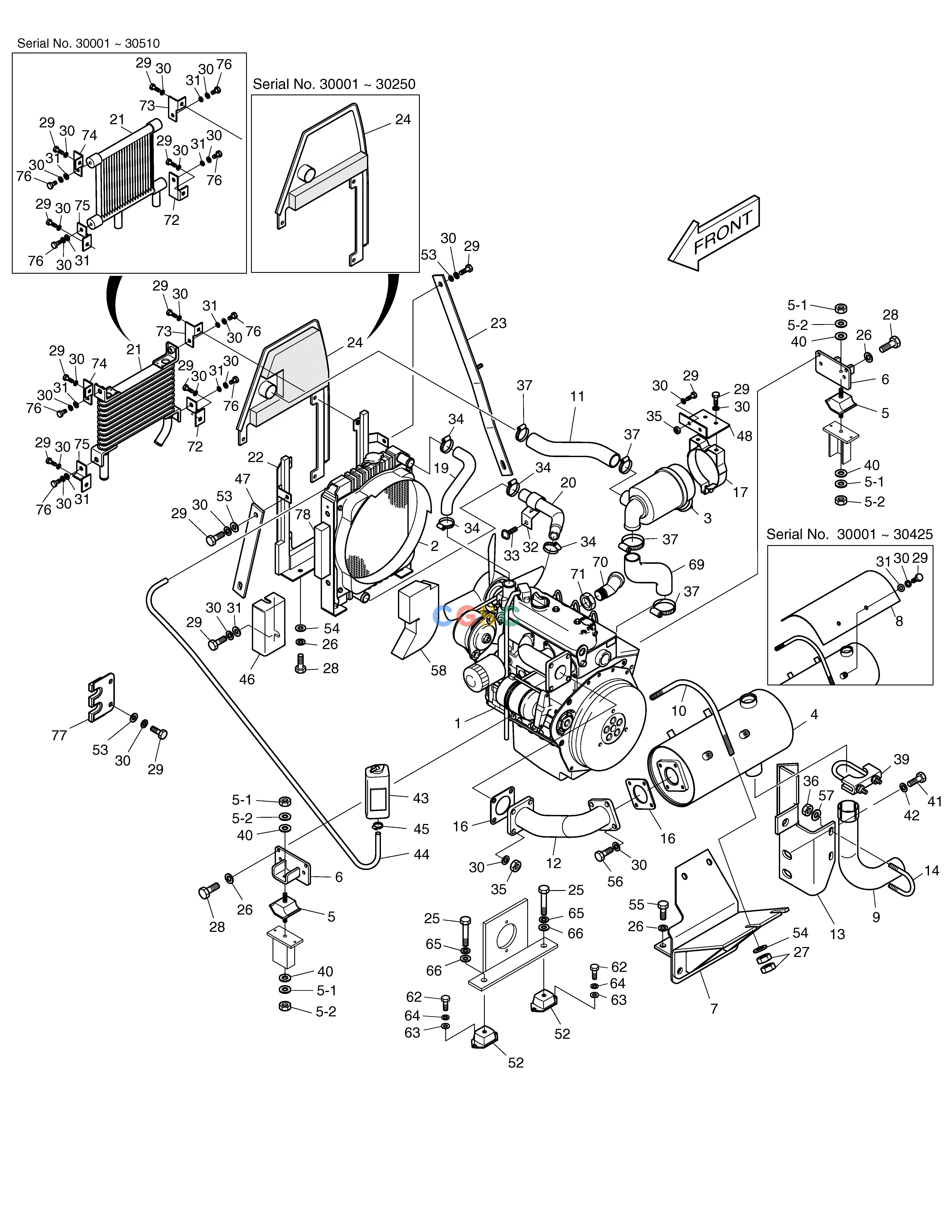 斗山零件查询ENGINE MOUNTING SOLAR 015PLUS / S018-VT Doosan parts catalog online