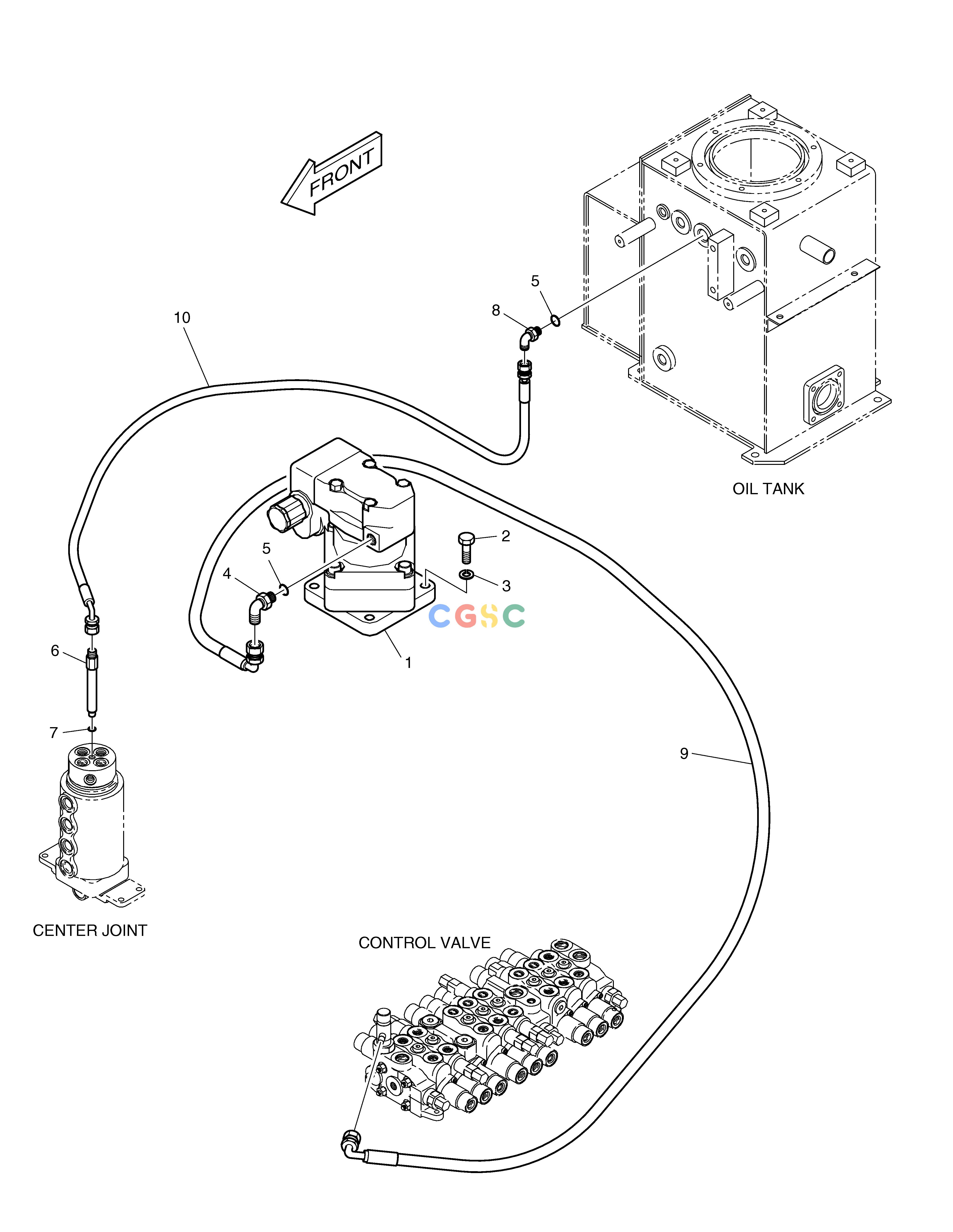 斗山零件查询MAIN PIPING(5) SOLAR 015PLUS / S018-VT Doosan parts catalog online