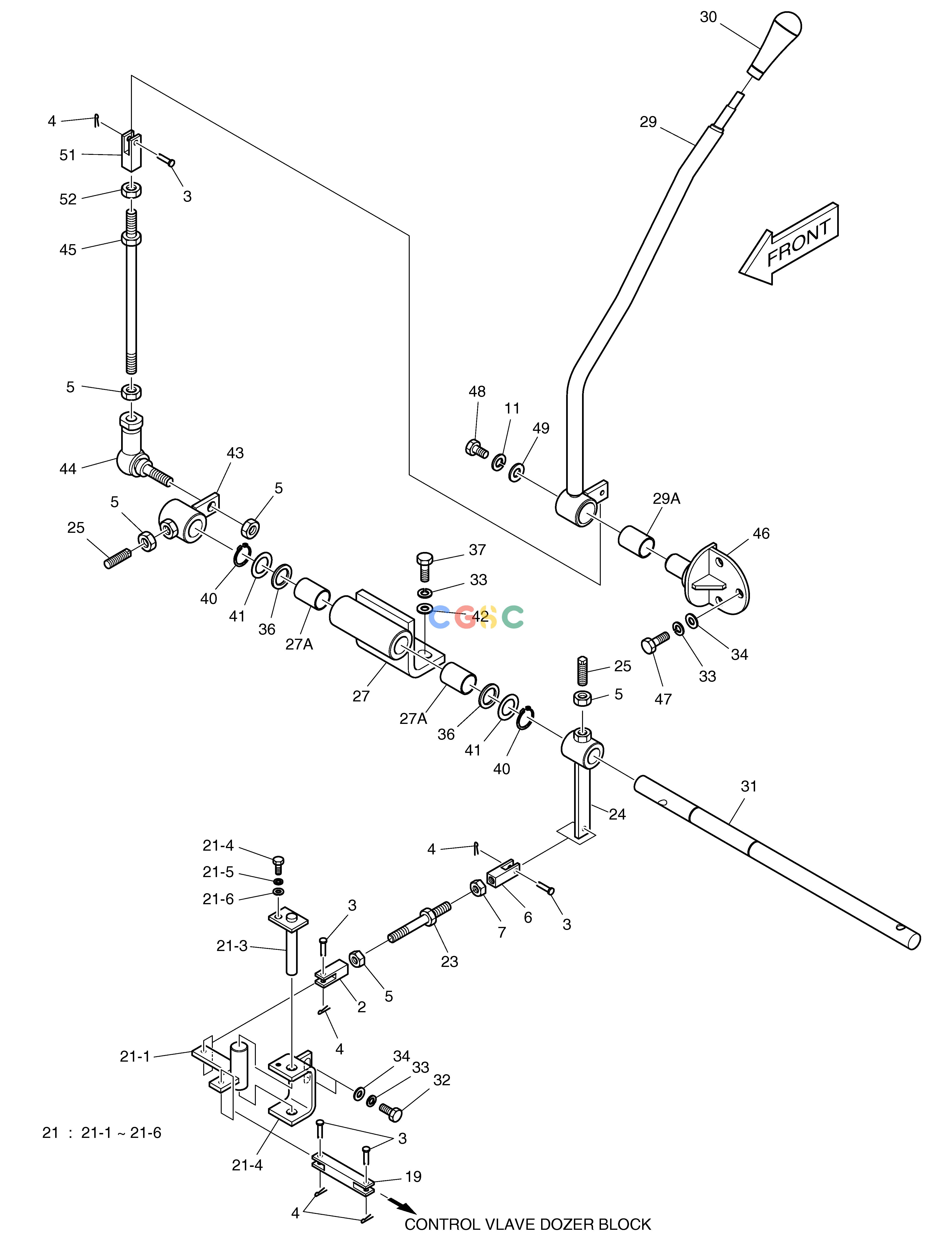 斗山零件查询LEVER - DOZER SOLAR 015PLUS / S018-VT Doosan parts catalog online
