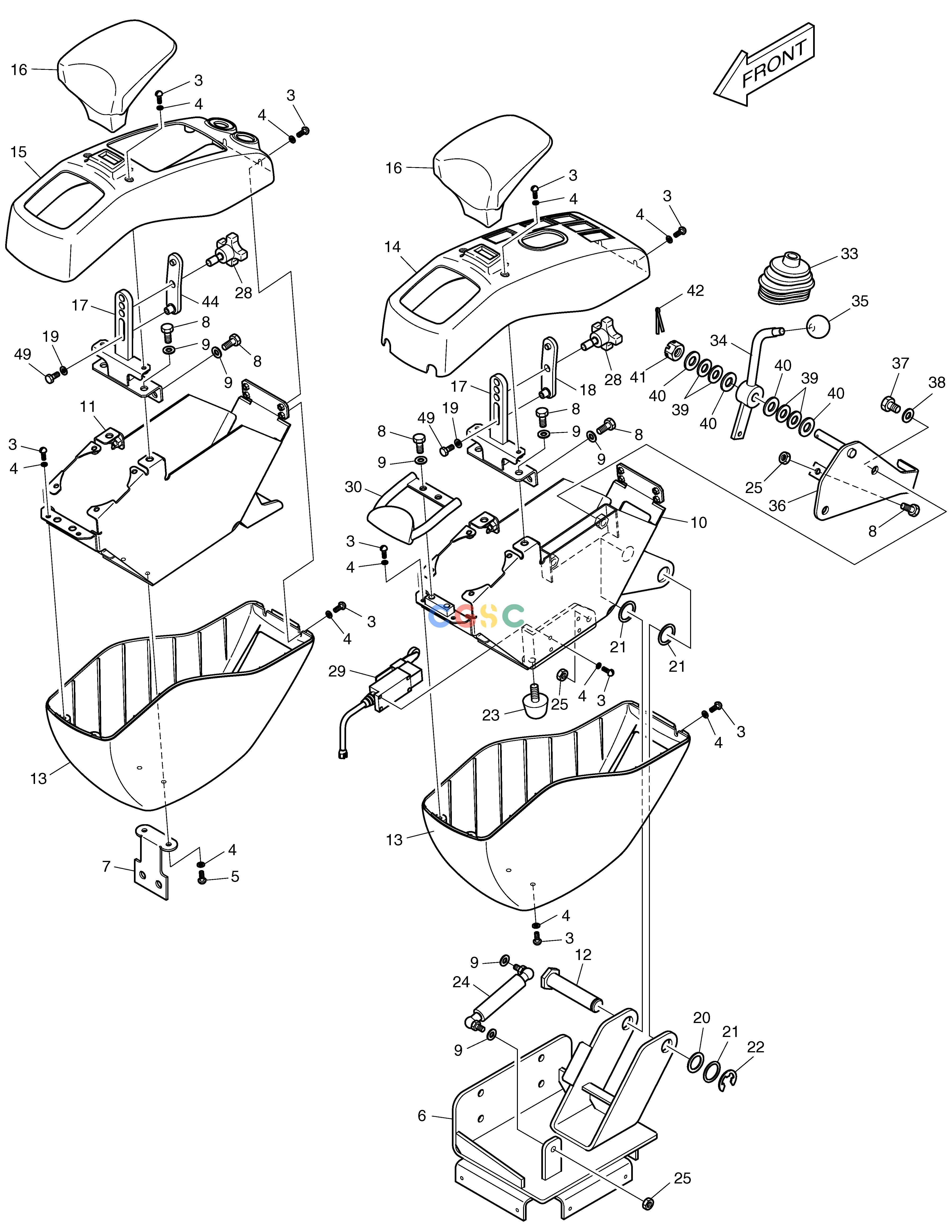 斗山零件查询CONTROL STAND SOLAR 015PLUS / S018-VT Doosan parts catalog online