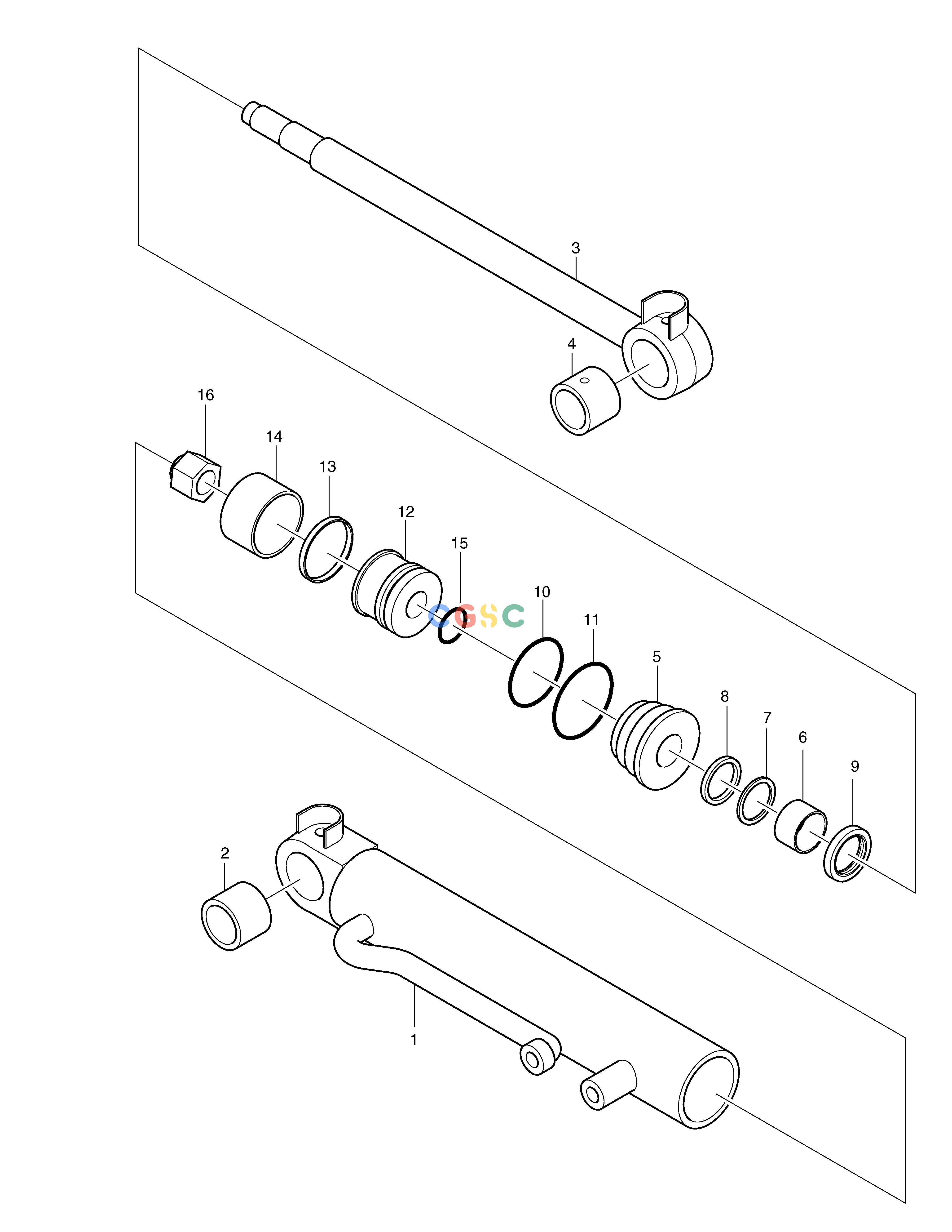 斗山零件查询EXTENTION CYLINDER SOLAR 015PLUS / S018-VT Doosan parts catalog online