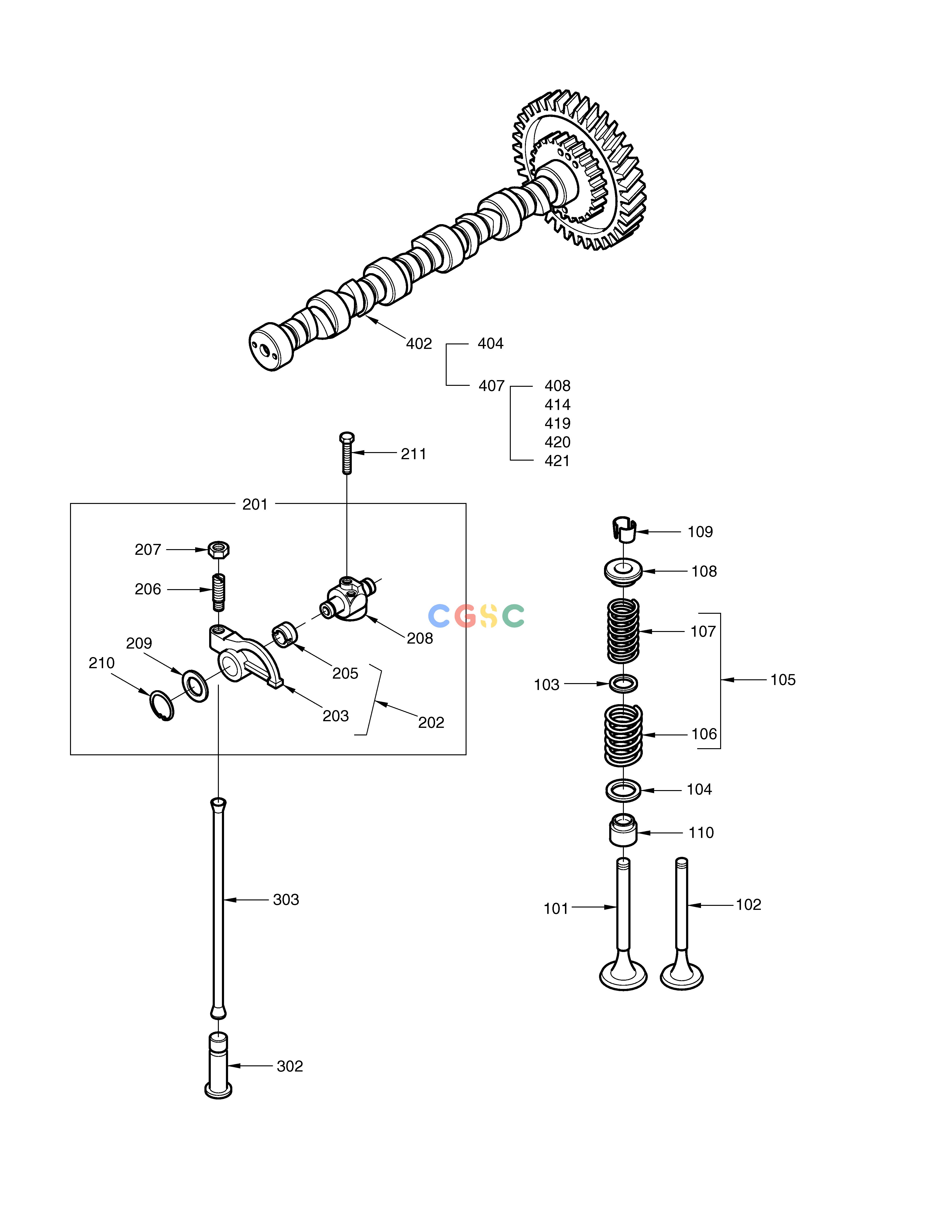 斗山零件查询CAM SHAFT SOLAR 450LC-V Doosan parts catalog online